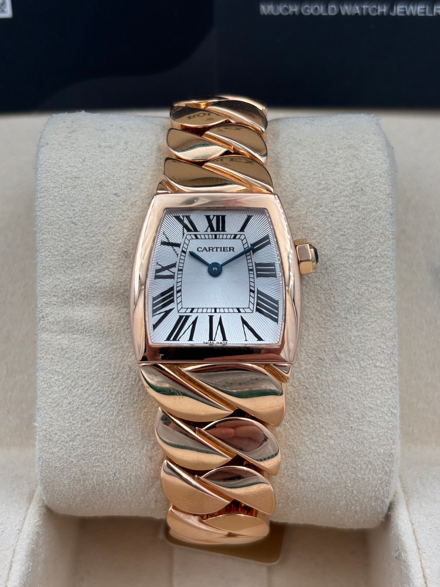 二手 USED  CARTIER 卡地亞 LA DONA SM W6400301 白色 鱷魚系列 18k金 淨錶 WATCH ONLY