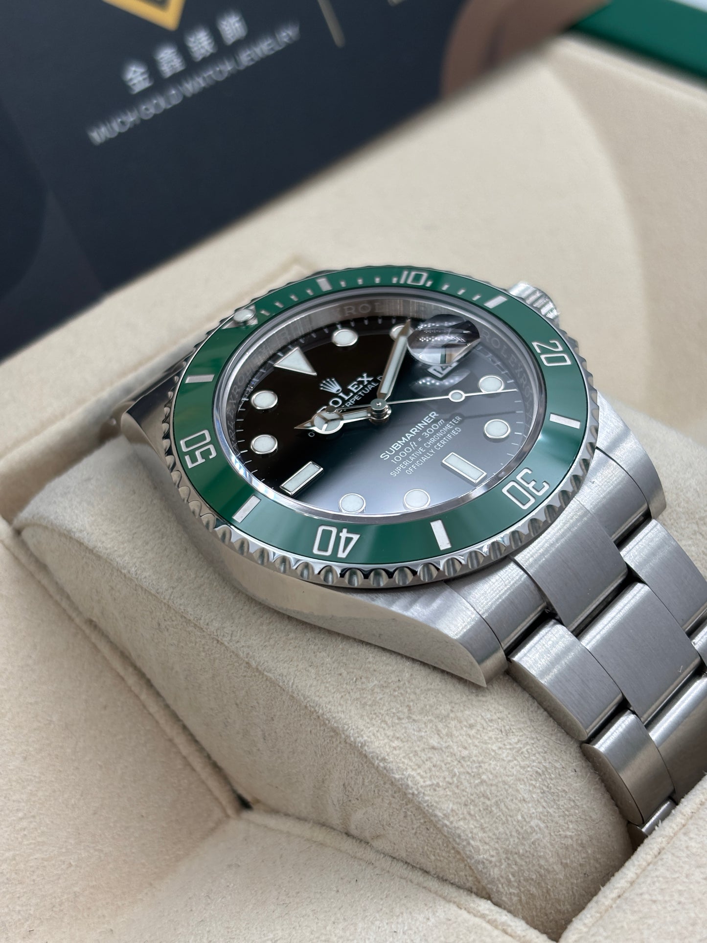 二手 USED  ROLEX 勞力士 SUBMARINER DATE 126610LV 黑色 2023年4月 全套 FULL SET