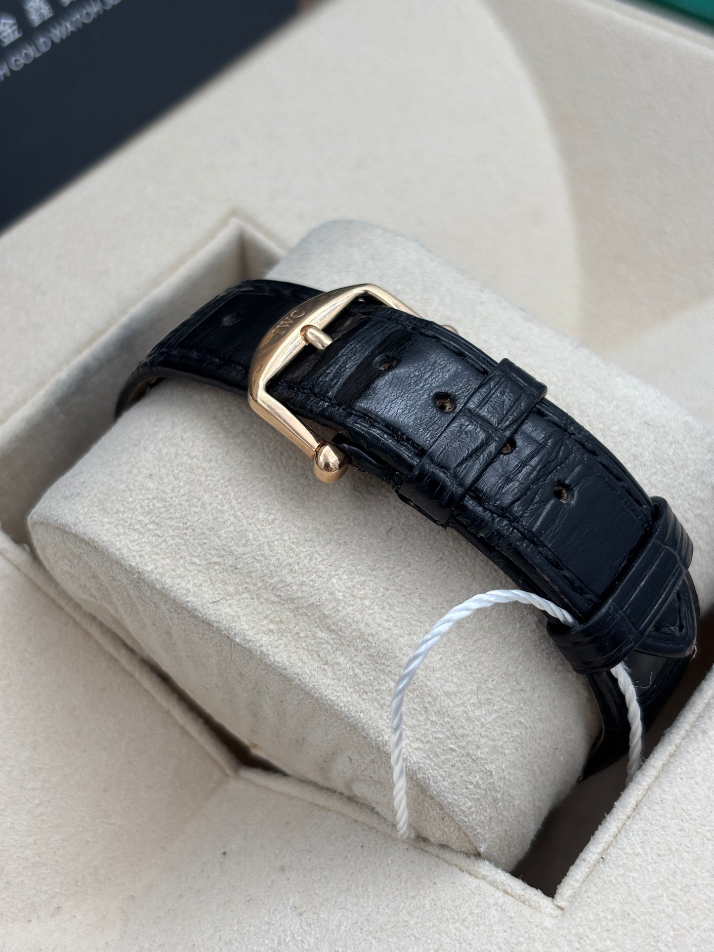 二手 USED  IWC 萬國 PORTOFINO IW353320 黑色 錶重1.81兩 18k金 淨錶 WATCH ONLY