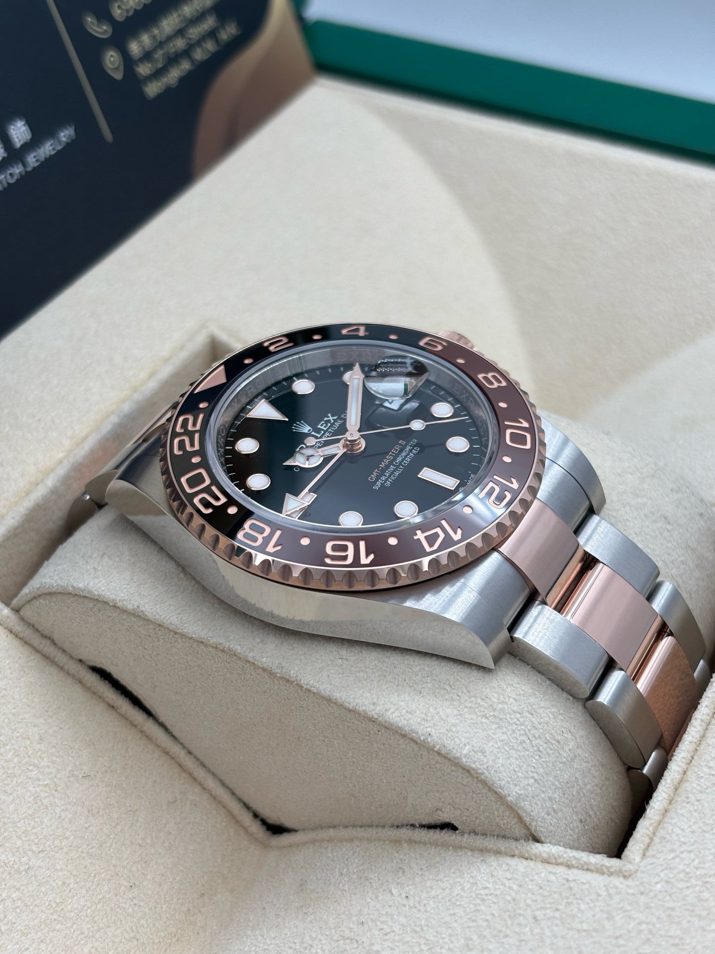 二手 USED ROLEX 勞力士 GMT-MASTER II 126711CHNR 2023年8月 黑色 全套 FULL SET