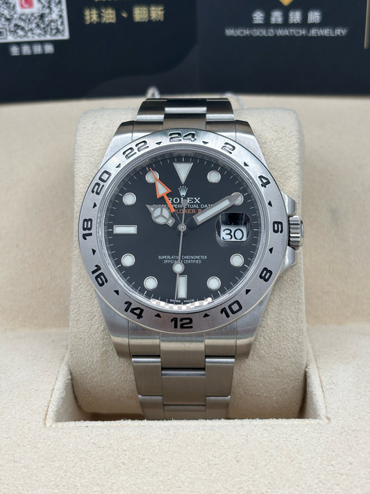 [SOLD OUT]二手 USED  ROLEX 勞力士 EXPLORER II 216570 黑色 2017年5月 全套 FULL SET