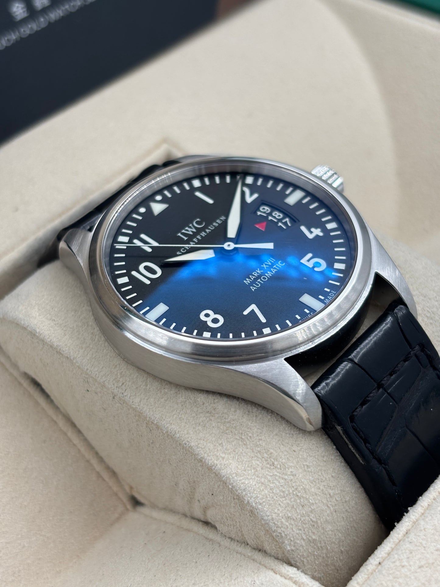 二手 USED IWC 萬國 PILOT MARK XVII IW326501 黑色 2013年5月 全套 FULL SET