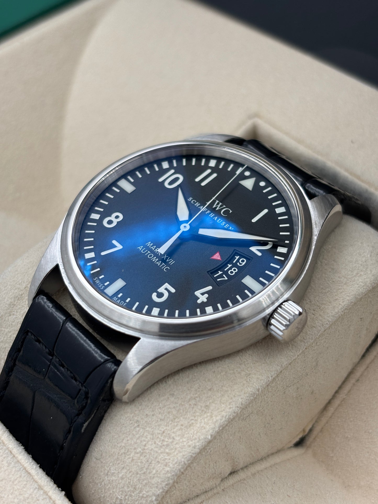 二手 USED IWC 萬國 PILOT MARK XVII IW326501 黑色 2013年5月 全套 FULL SET