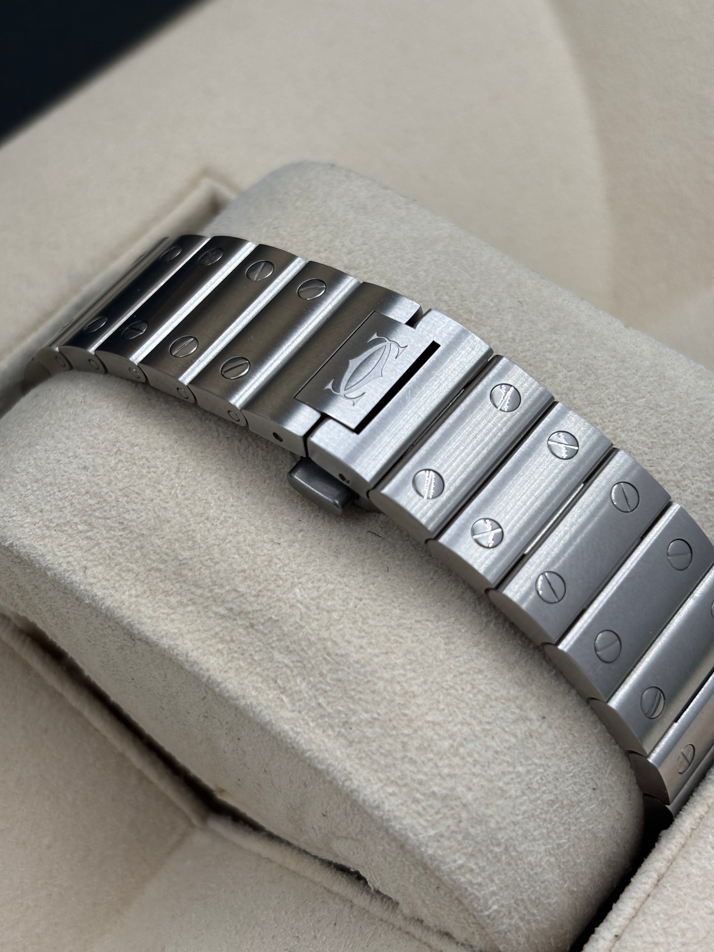 二手 USED  CARTIER 卡地亞 SANTOS WSSA0061 綠色 2026年3月 未打磨 99.99%新 全套 FULL SET