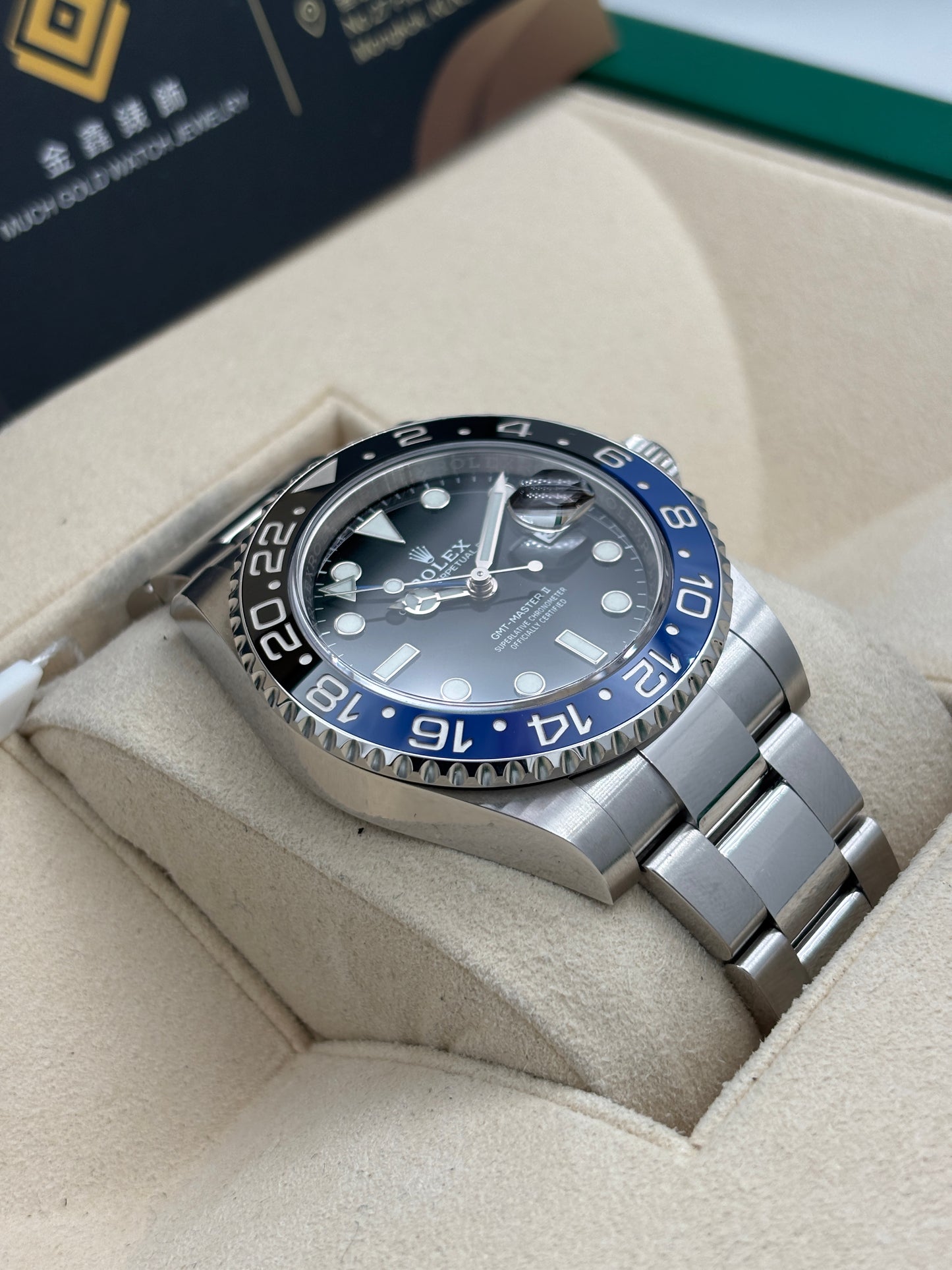 二手 USED  ROLEX 勞力士 GMT-MASTER II 126710BLNR 黑色 2022年4月 全套 FULL SET