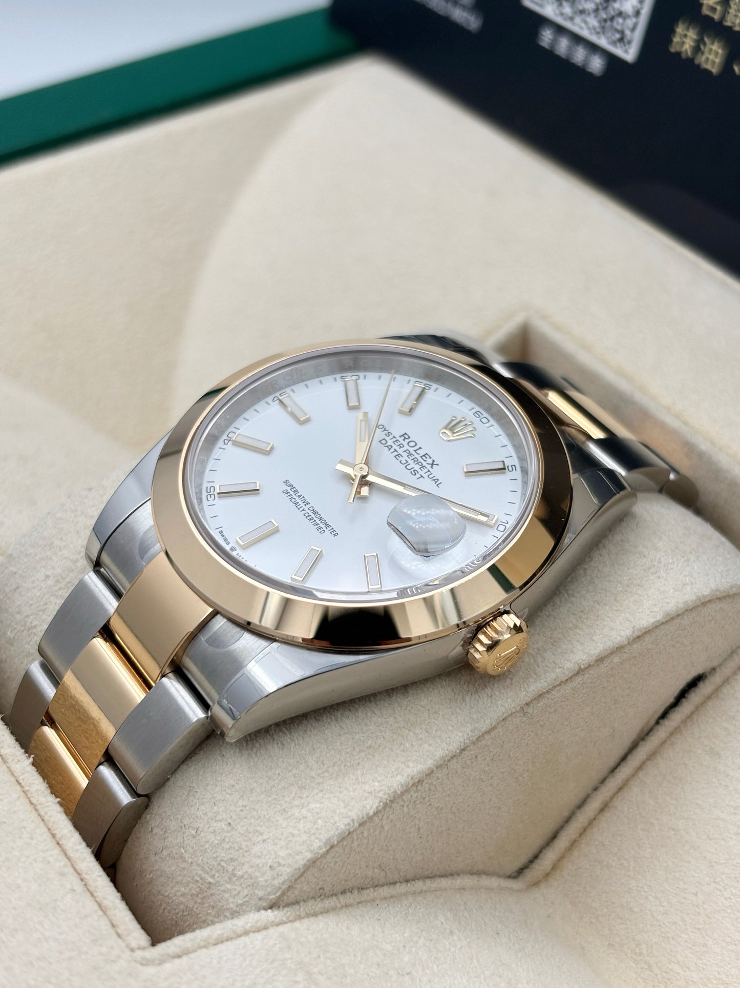 全新 NEW ROLEX 勞力士 DATEJUST 126303 2025年5月 大量原裝膠紙 白色 全套 FULL SET