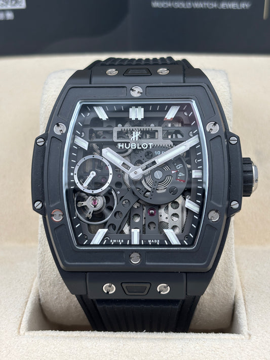 二手 USED  HUBLOT 宇舶 BIG BANG 黑色 614.CI.1170.RX 2022年2月 手動上鍊 99.99%新 全套 FULL SET