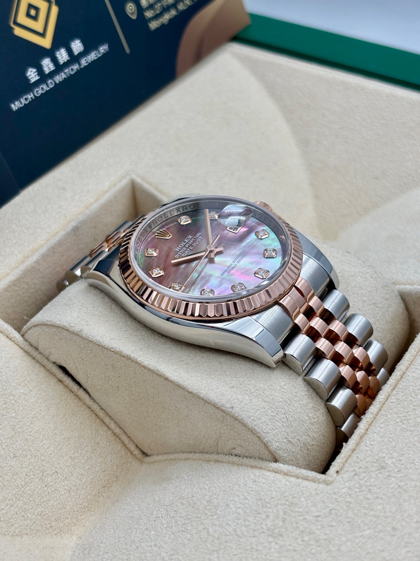 二手 USED ROLEX 勞力士 DATEJUST 116231 2007年5月 黑貝面鑽石字 全套 FULL SET 有AD單