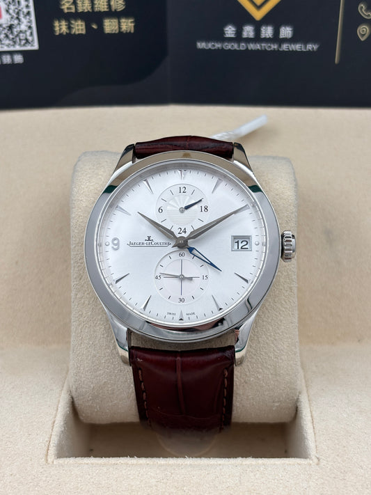 二手 USED  JAEGER-LECOULTRE 積家 MASTER CONTROL Q1628430 白色 2005年4月 保養證