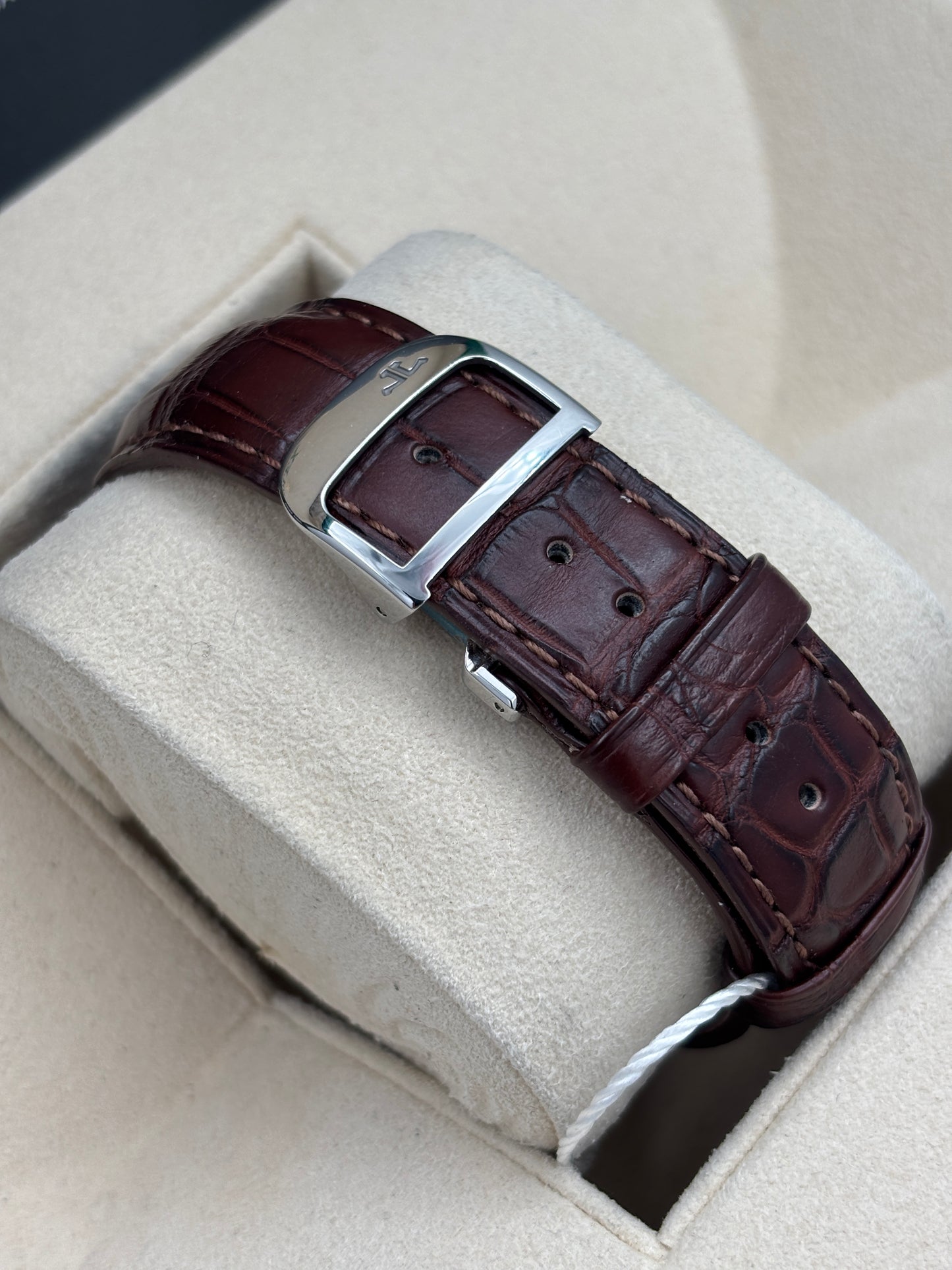 二手 USED  JAEGER-LECOULTRE 積家 MASTER CONTROL Q1628430 白色 2005年4月 保養證