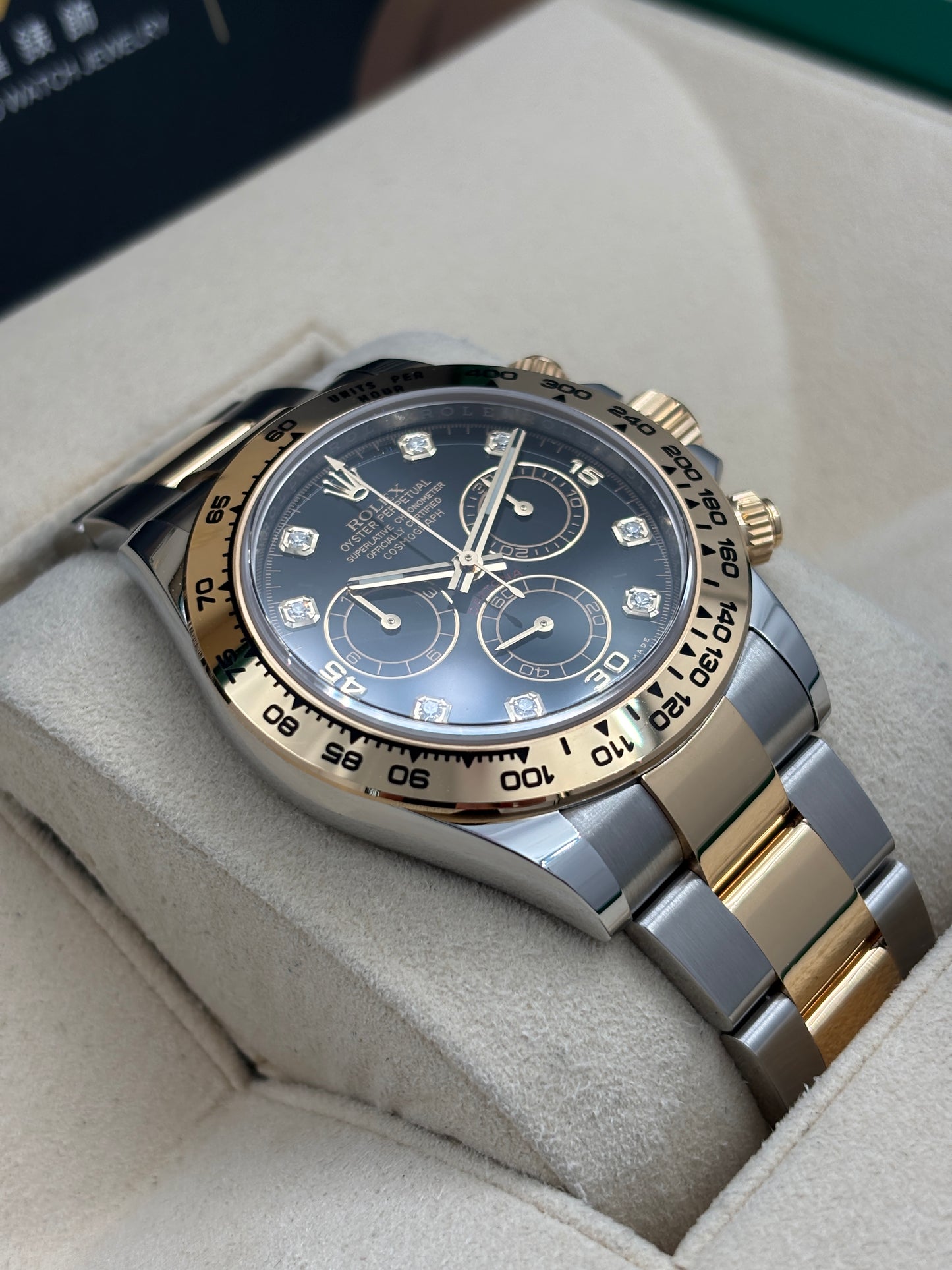 二手 USED  ROLEX 勞力士 DAYTONA 116503G 黑色鑽石字 2021年4月 未打磨 全套 FULL SET