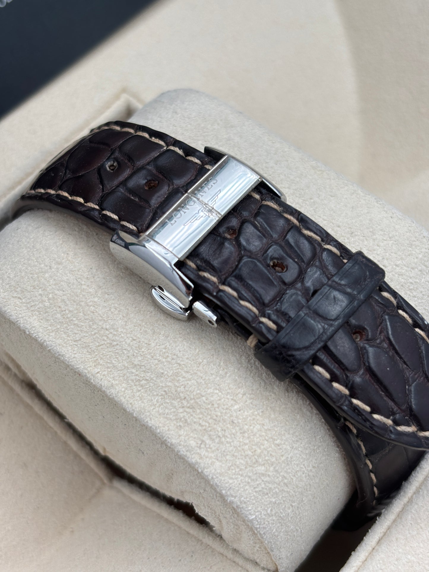 二手 USED  LONGINES 浪琴 MASTER L2.714.4.78.3 白色 2014年1月 全套 FULL SET