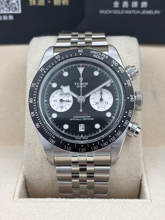 [SOLD OUT]全新 NEW TUDOR 帝舵 BLACK BAY CHRONOGRAPH 79360N 黑色 2026年8月 珠帶 全套 FULL SET