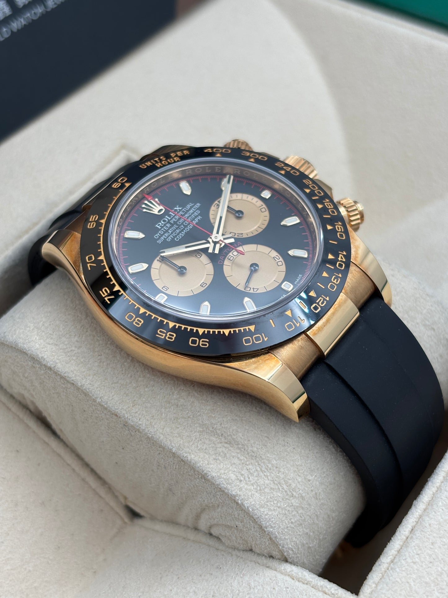 二手 USED  ROLEX 勞力士 DAYTONA 116518LN 黑色 2020年7月 少量膠紙 未打磨 99.99%新 全套 FULL SET