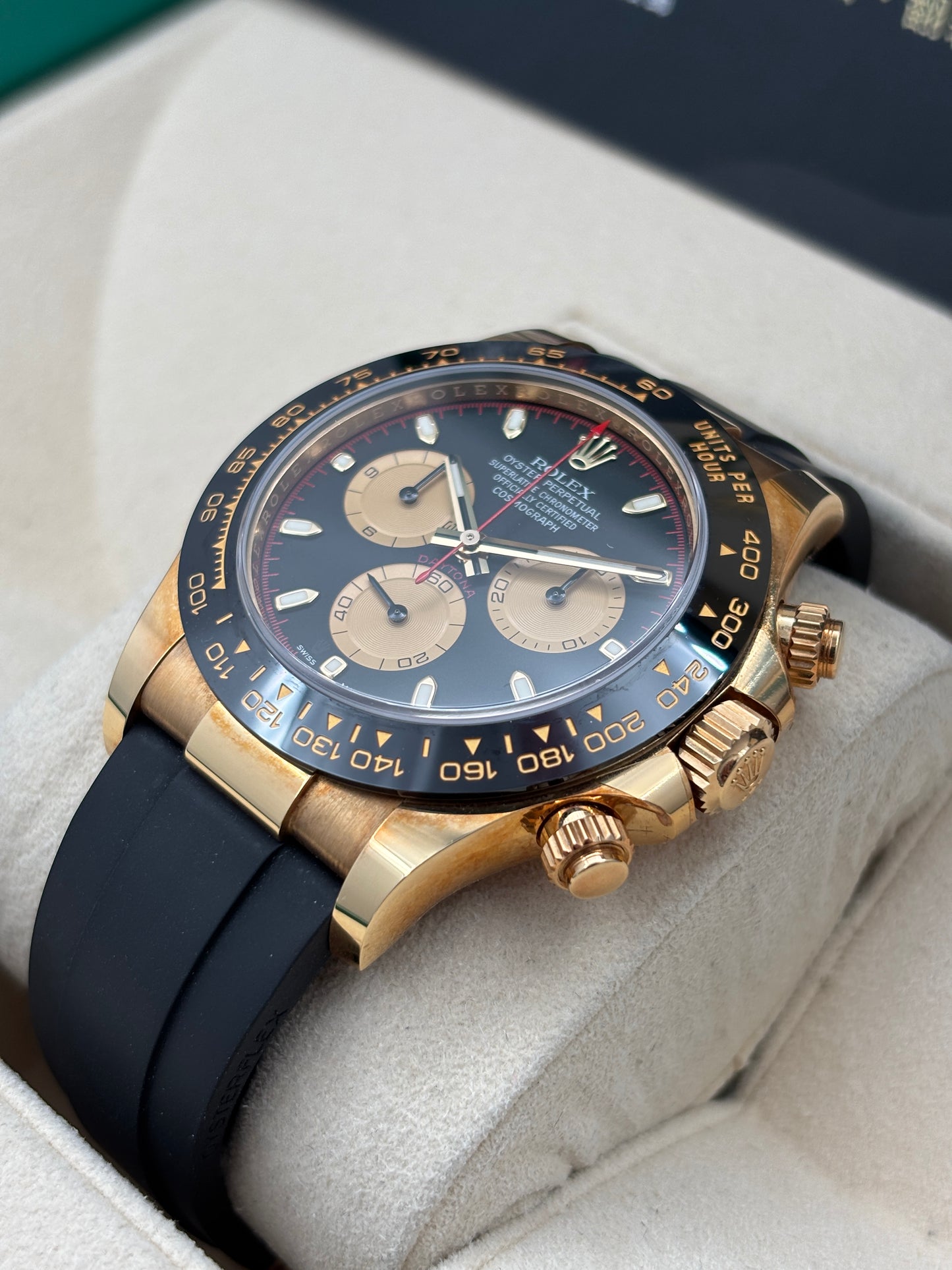 二手 USED  ROLEX 勞力士 DAYTONA 116518LN 黑色 2020年7月 少量膠紙 未打磨 99.99%新 全套 FULL SET