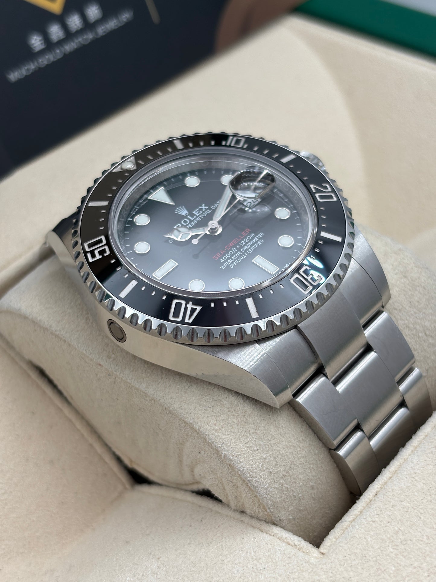 二手 USED  ROLEX 勞力士 SEA-DWELLER 126600 MK1 黑色 淨錶 WATCH ONLY