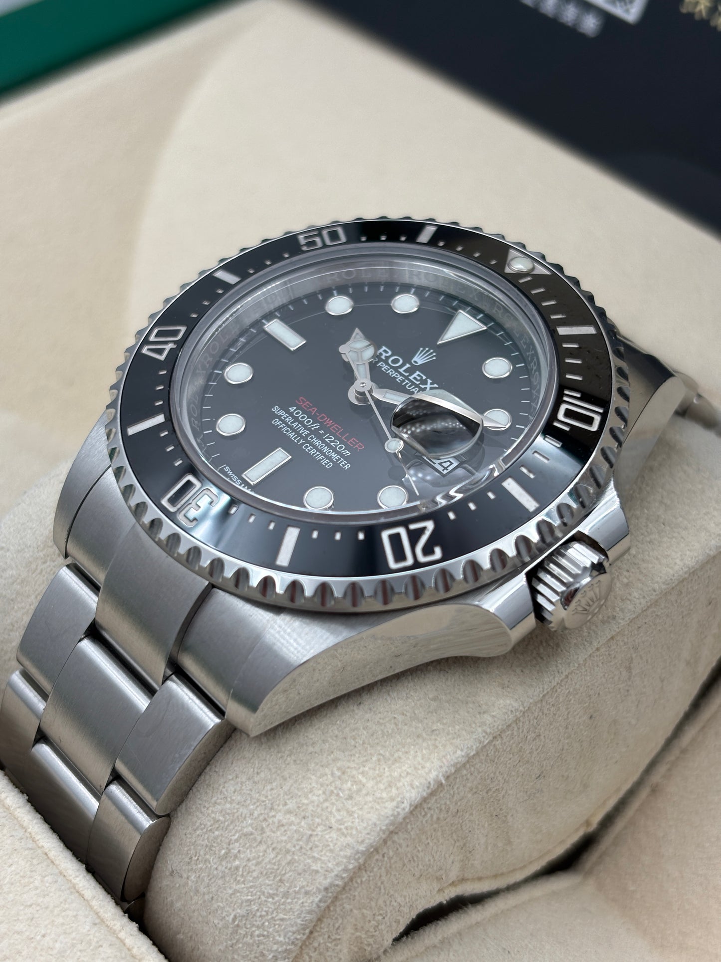 二手 USED  ROLEX 勞力士 SEA-DWELLER 126600 MK1 黑色 淨錶 WATCH ONLY