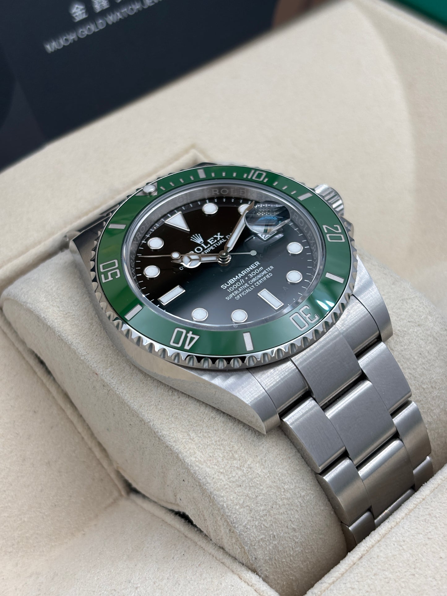二手 USED  ROLEX 勞力士 SUBMARINER DATE 126610LV 黑色 2026年7月 未打磨 99.99%新 全套 FULL SET