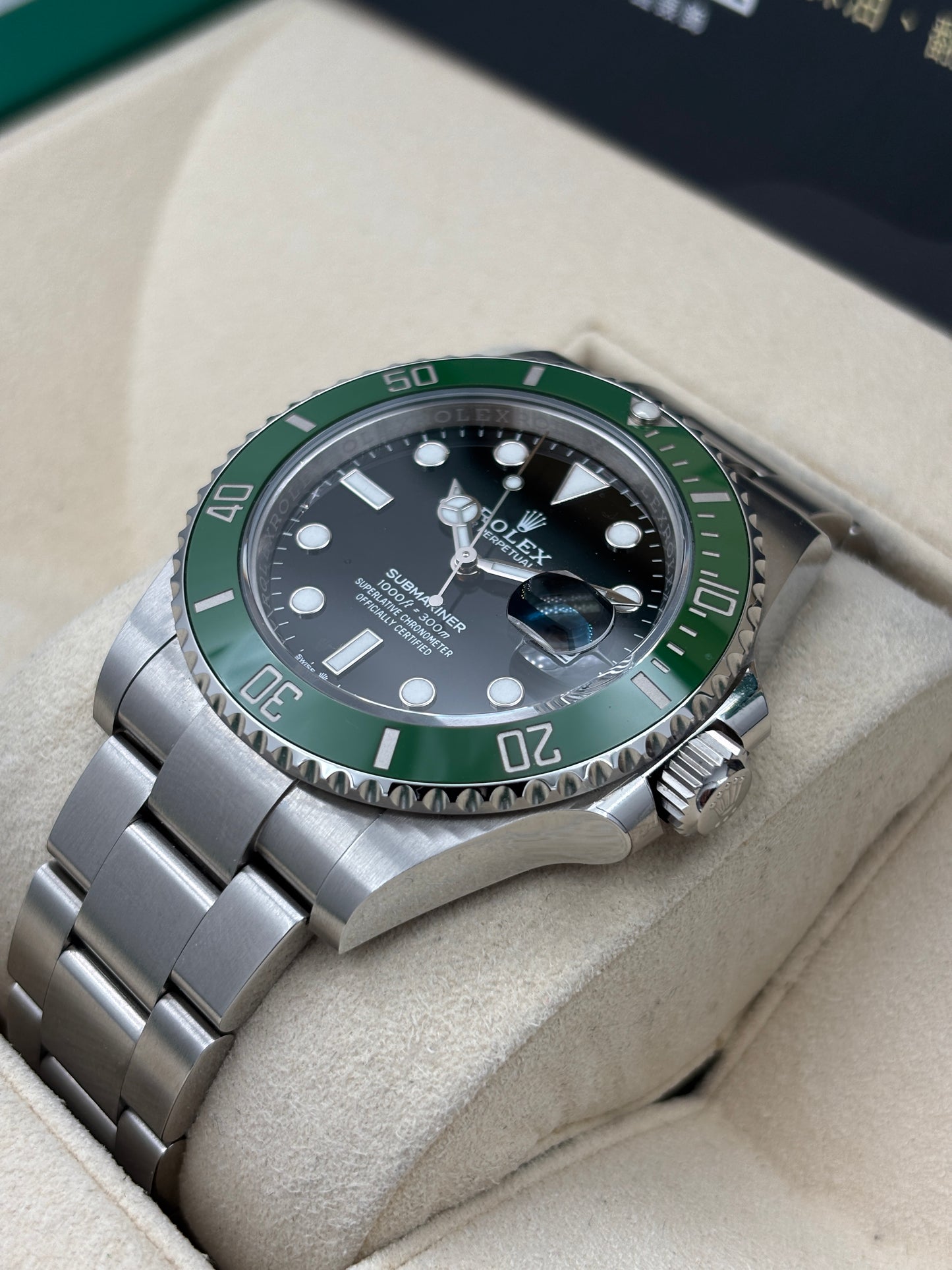 二手 USED  ROLEX 勞力士 SUBMARINER DATE 126610LV 黑色 2026年7月 未打磨 99.99%新 全套 FULL SET