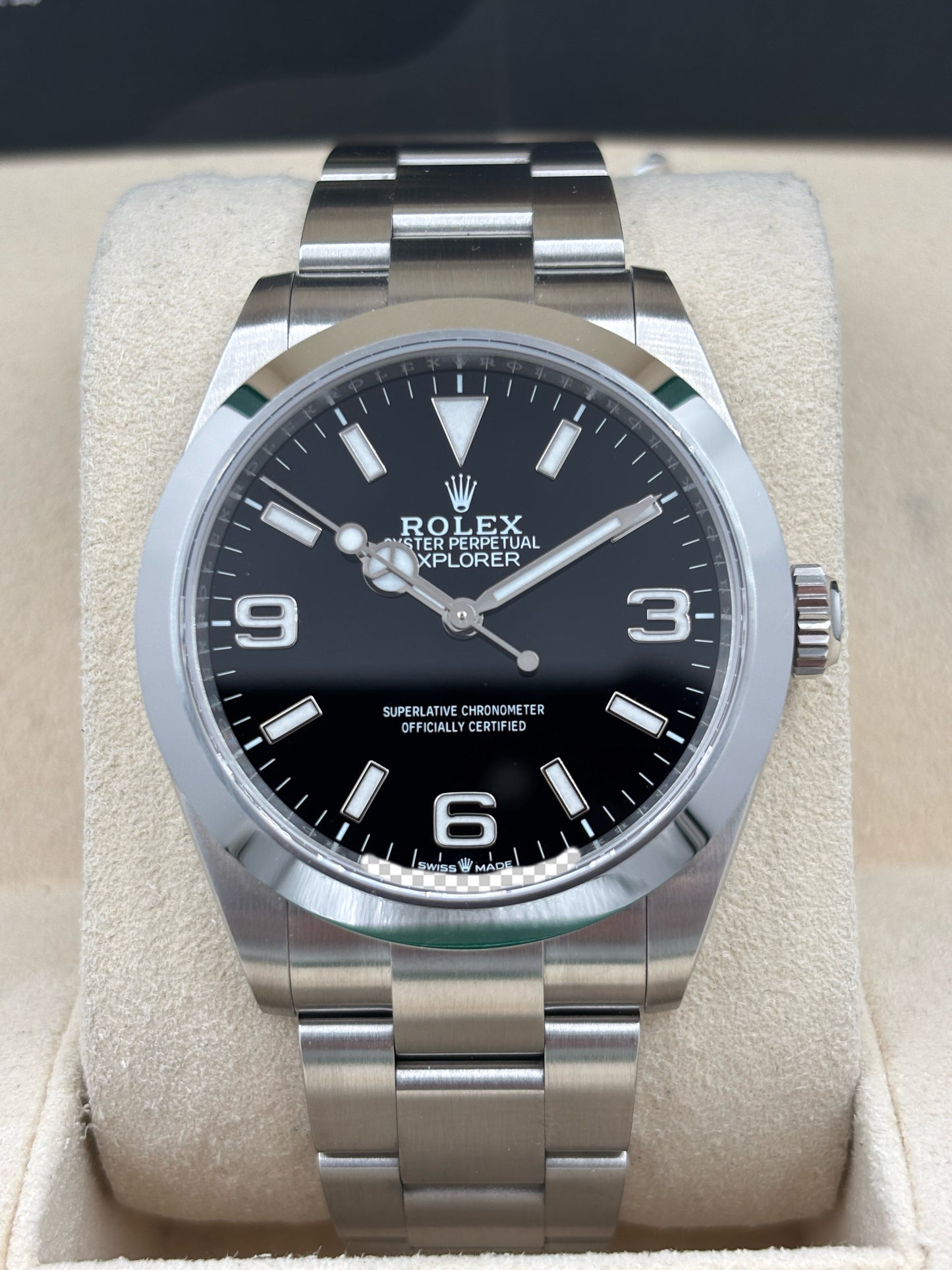 二手 USED  ROLEX 勞力士 EXPLORER 224270 黑色 2024年12月 未打磨 99.99%新 全套 FULL SET AD 單