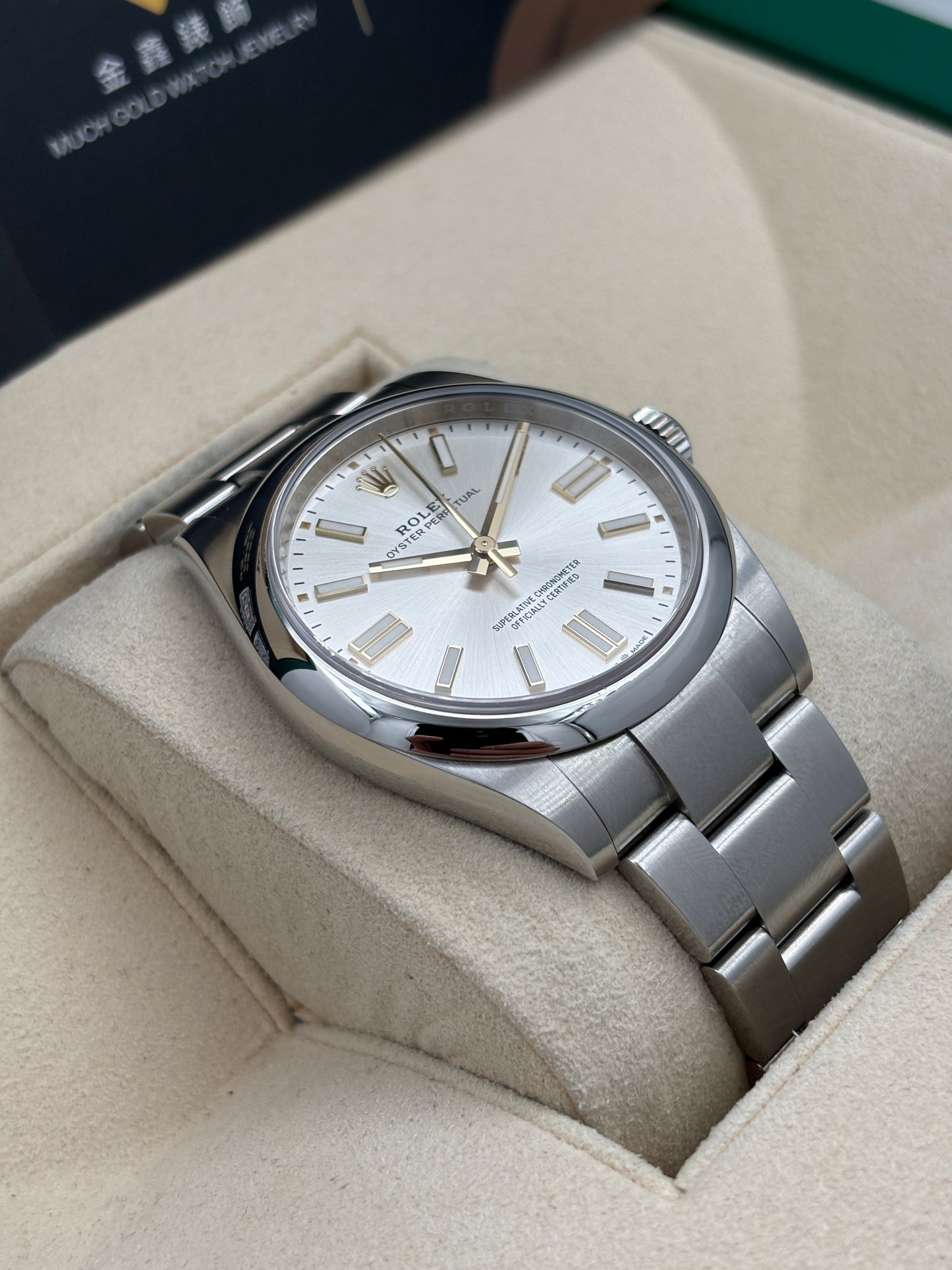 二手 USED  ROLEX 勞力士 OYSTER PERPETUAL 134300 銀色 2026年1月 未打磨 99.99%新 全套 FULL SET