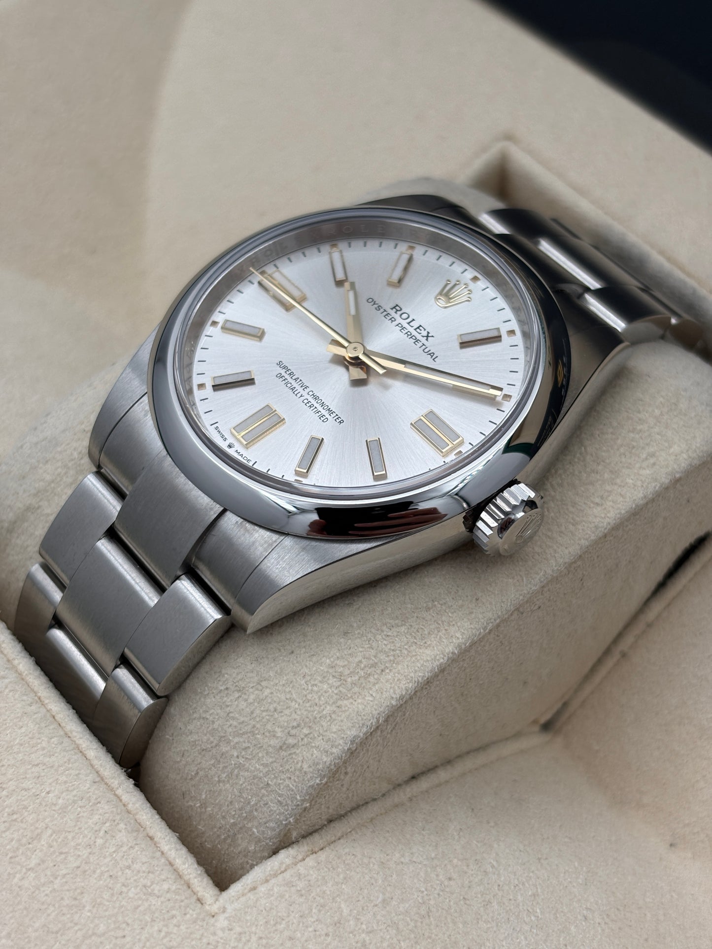 全新 NEW  ROLEX 勞力士 OYSTER PERPETUAL 134300 銀色 2026年7月 新木卡 全套 FULL SET
