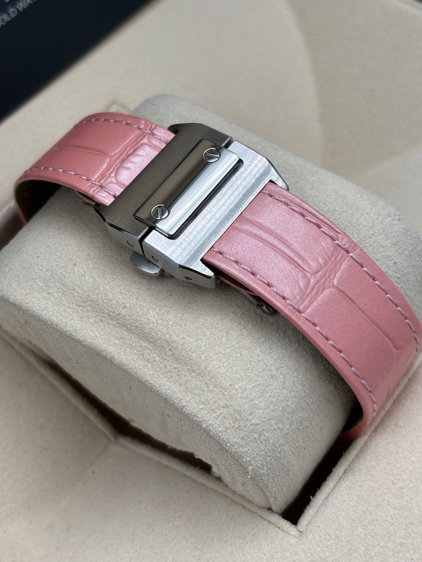 二手 USED  CARTIER 卡地亞 SANTOS100 W20126X8 白色 淨錶 WATCH ONLY