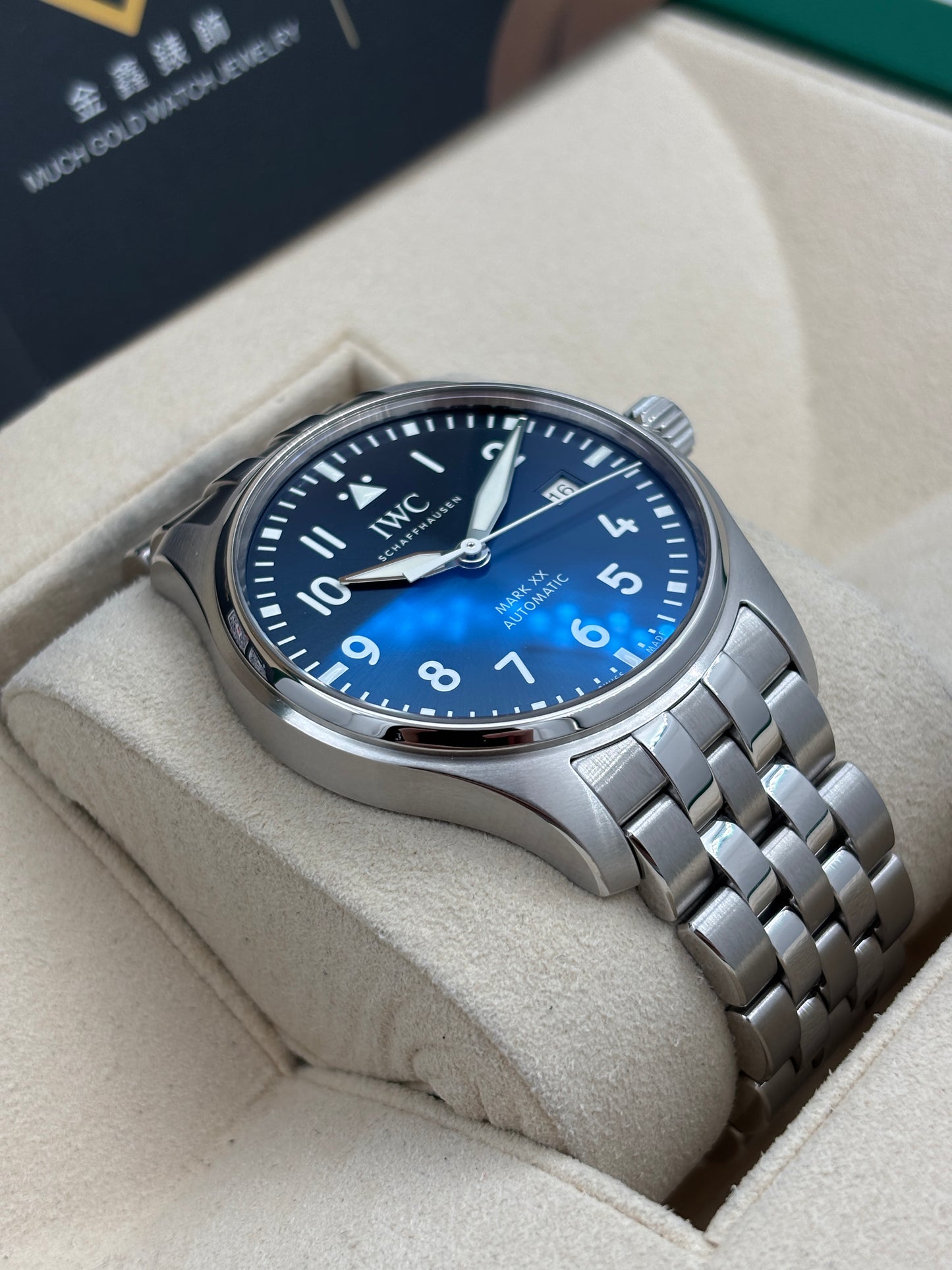全新 NEW  IWC 萬國 PILOT MARK XX IW328204 藍色 2026年8月 全套 FULL SET