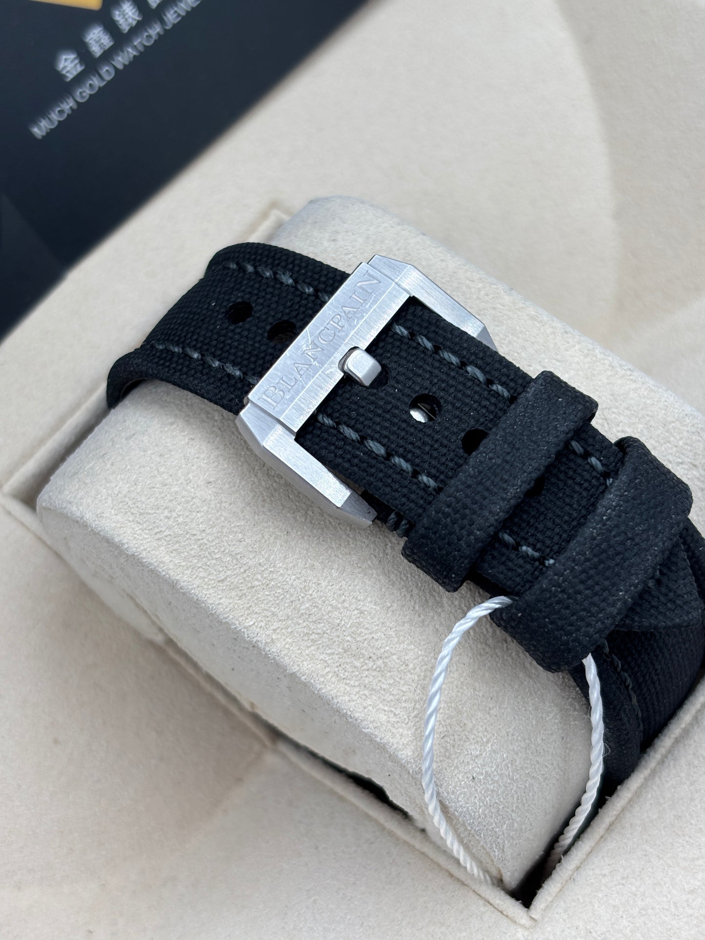 二手 USED  BLANCPAIN 寶珀 FIFTY FATHOMS 5000-1110-B52A 黑色 2024年5月 全套 FULL SET