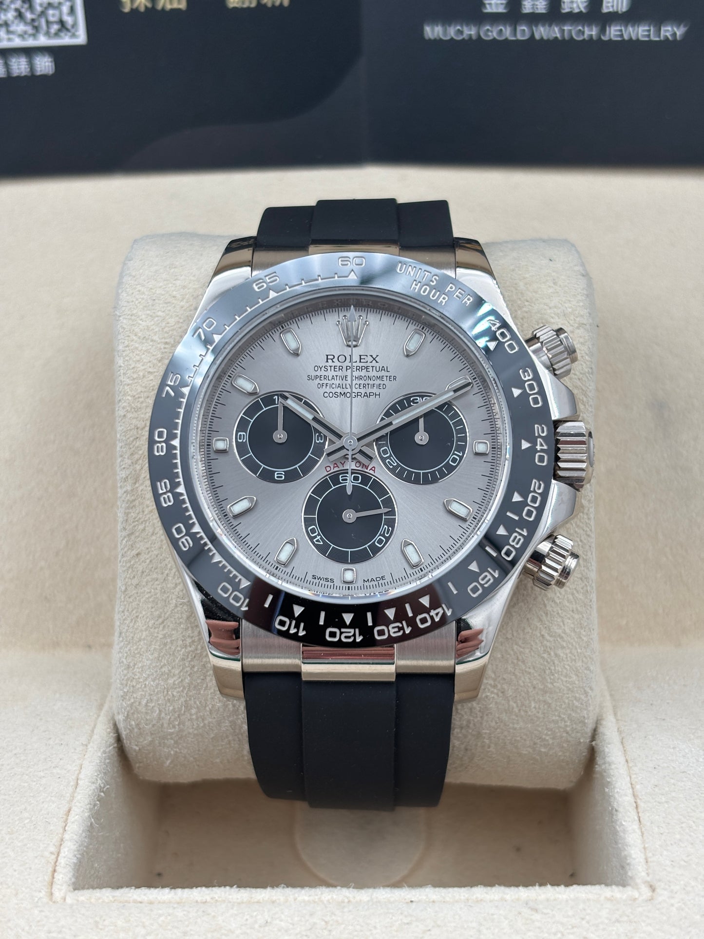 二手 USED  ROLEX 勞力士 DAYTONA 116519LN 水泥灰色 亂碼 保養到28年9月 NFC上行卡