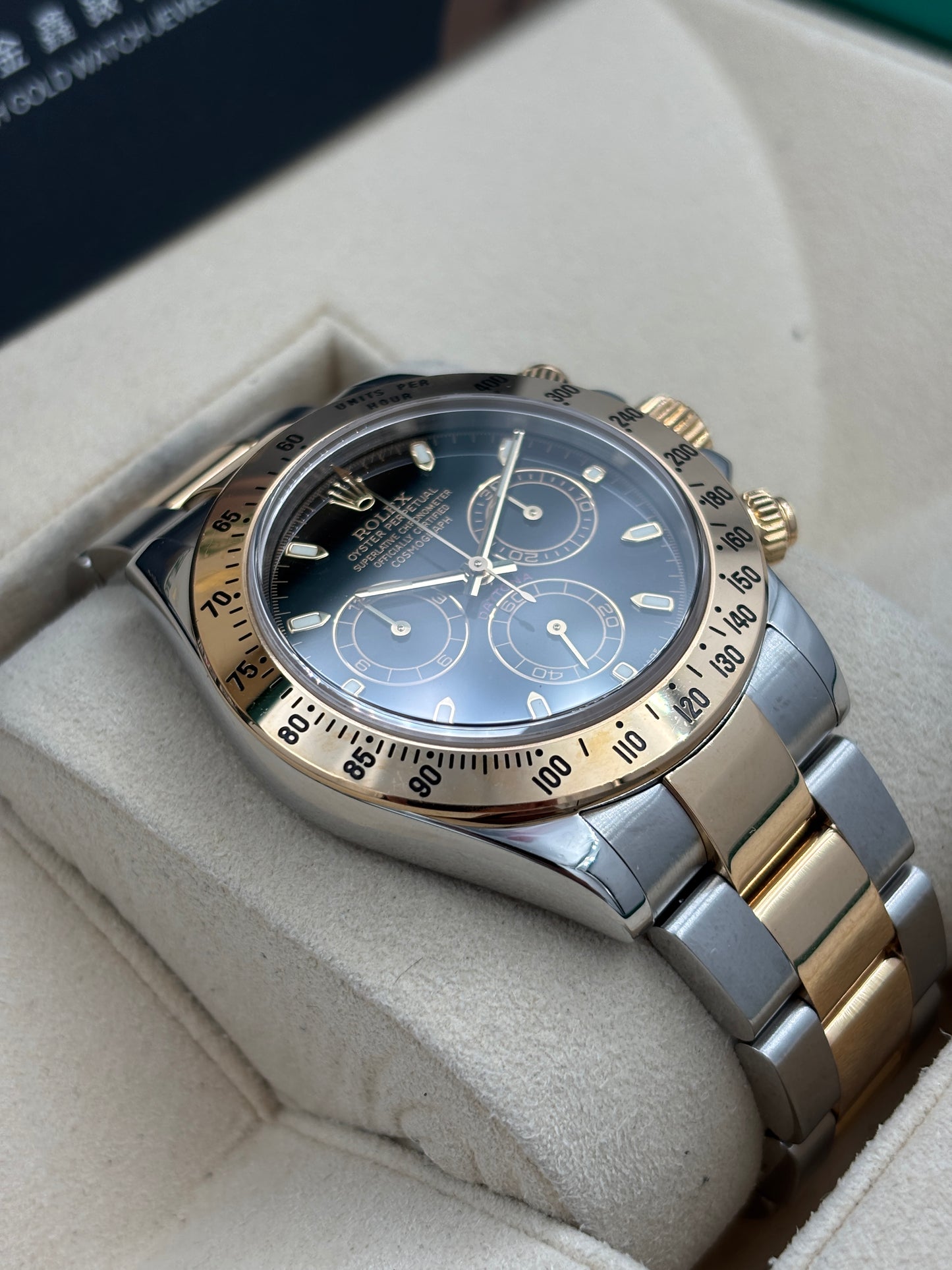 二手 USED  ROLEX 勞力士 DAYTONA 116523 黑色 約2004 淨錶 WATCH ONLY