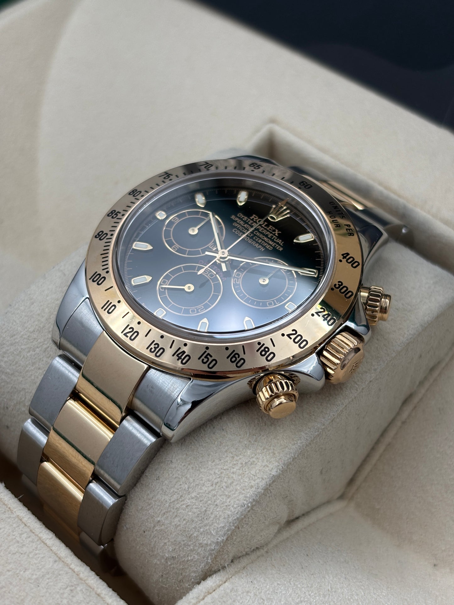 二手 USED  ROLEX 勞力士 DAYTONA 116523 黑色 約2004 淨錶 WATCH ONLY
