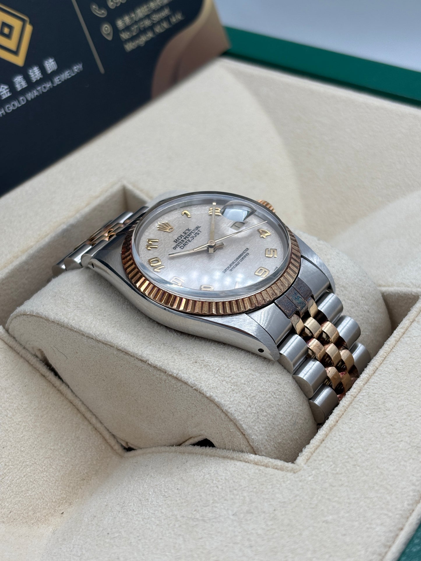 二手 USED ROLEX 勞力士 DATEJUST 16013 約1980 白色數字電腦面 淨錶 WATCH ONLY