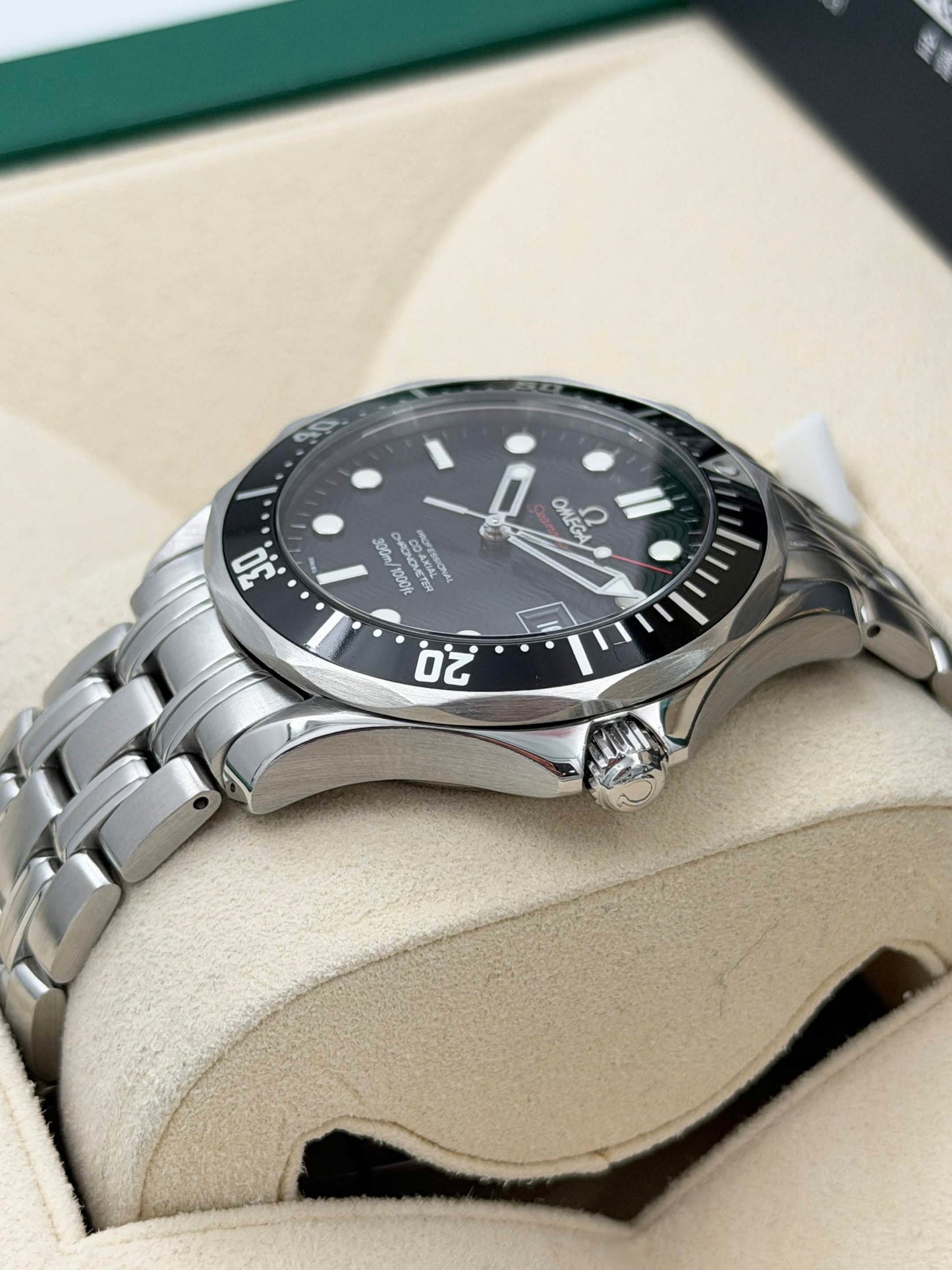 二手 USED OMEGA 歐米茄 SEAMASTER DIVER 300M 212.30.41.20.01.003 黑色面 2019年3月