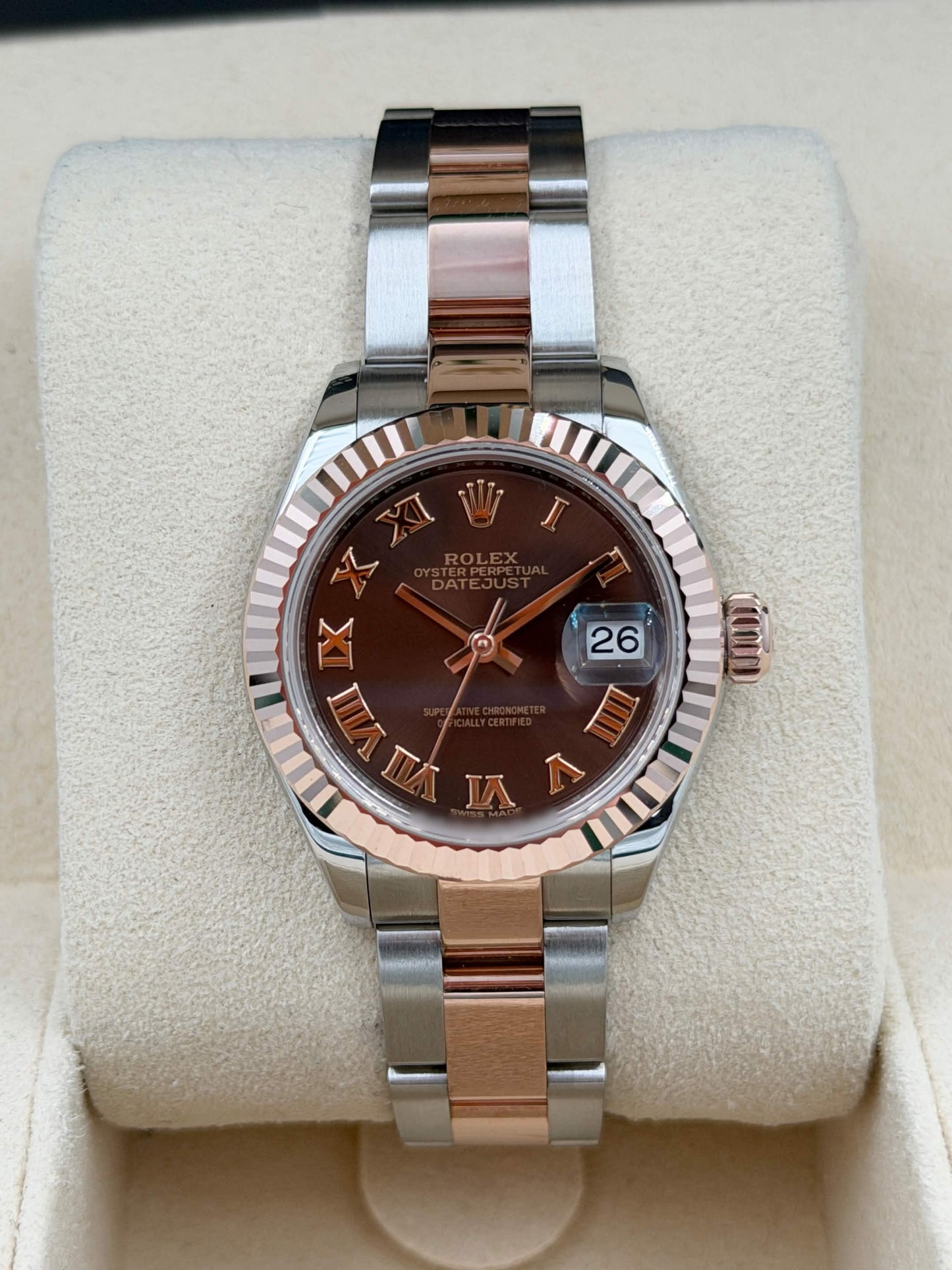 [SOLD OUT]二手 USED ROLEX 勞力士 DATEJUST 279171 朱古力面 2018年10月
