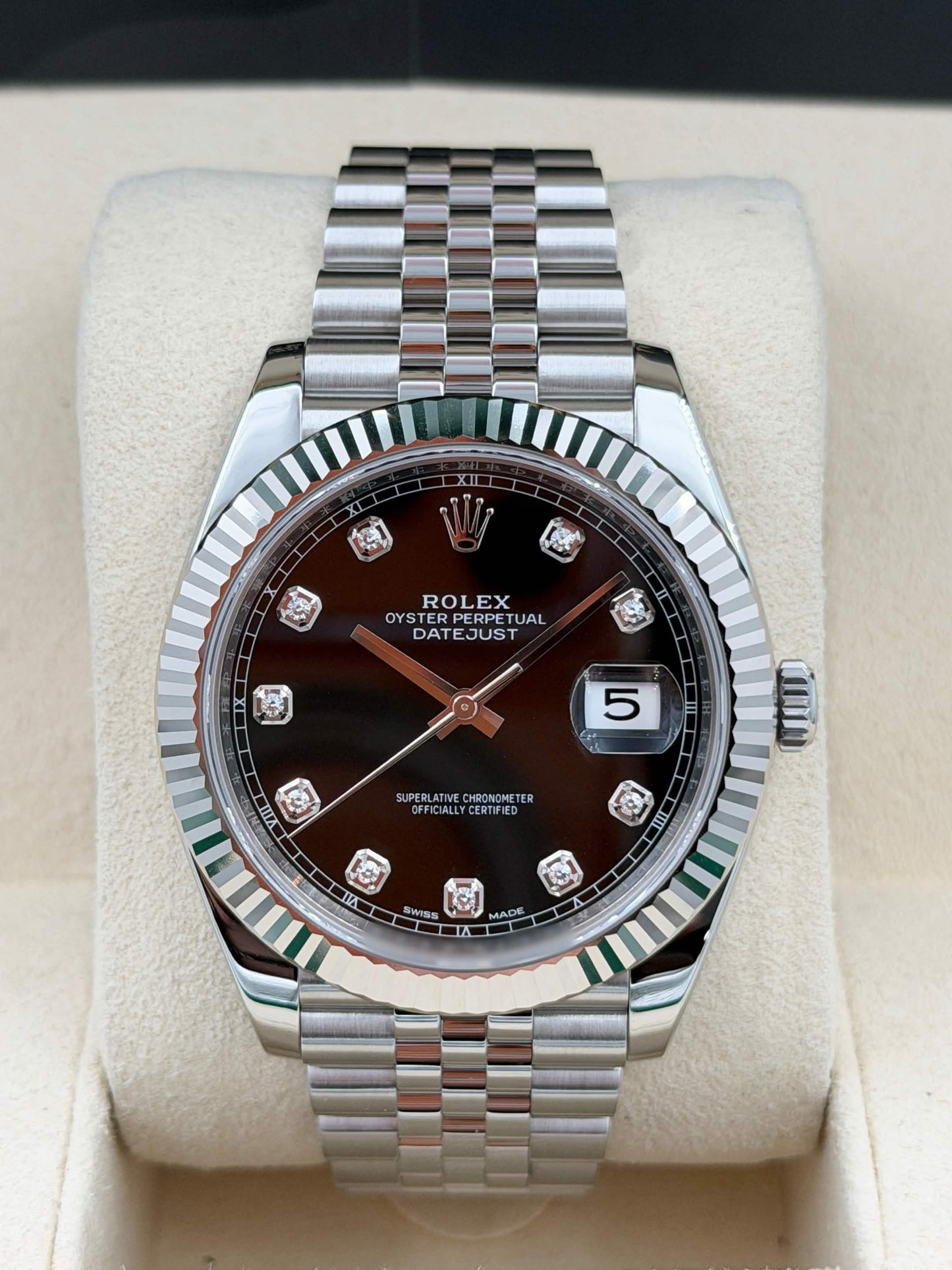 [SOLD OUT]二手 USED ROLEX 勞力士 DATEJUST 126334 黑色面鑽石字 2017年10月