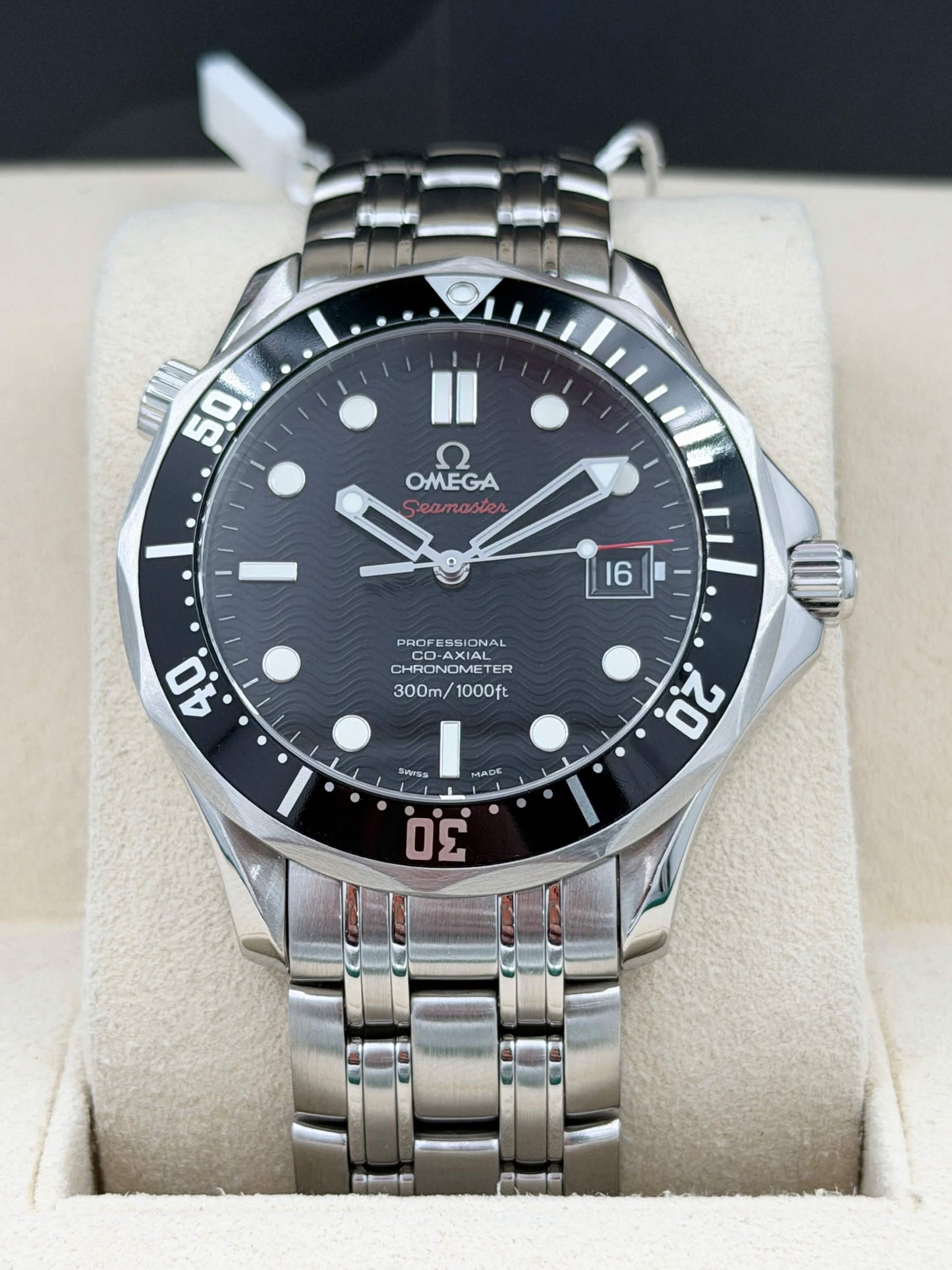 二手 USED OMEGA 歐米茄 SEAMASTER DIVER 300M 212.30.41.20.01.003 黑色面 2019年3月