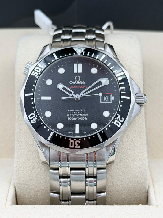 二手 USED OMEGA 歐米茄 SEAMASTER DIVER 300M 212.30.41.20.01.003 黑色面 2019年3月