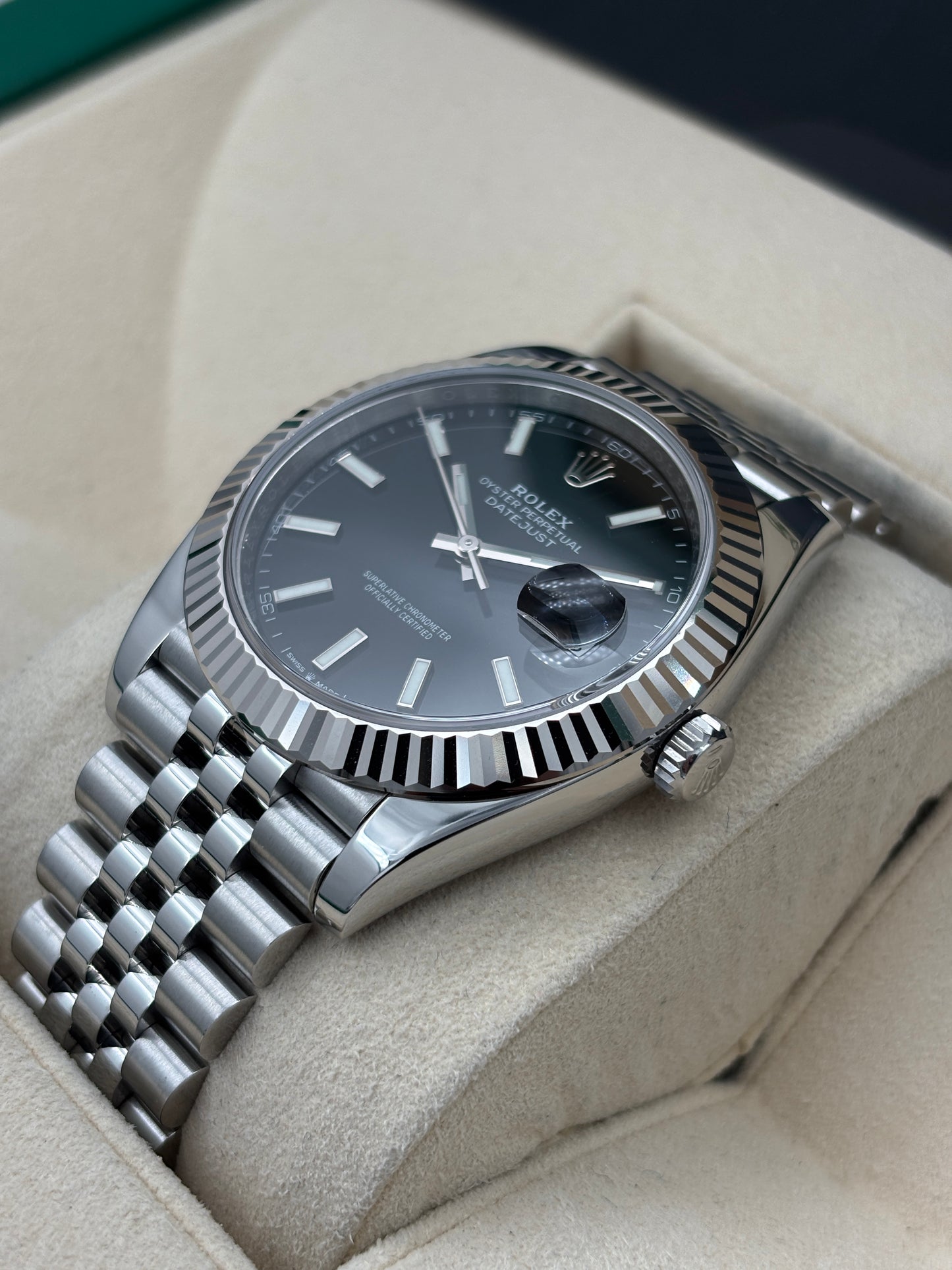 二手 USED  ROLEX 勞力士 DATEJUST 126334 黑色 2019年9月 珠帶 全套 FULL SET AD單