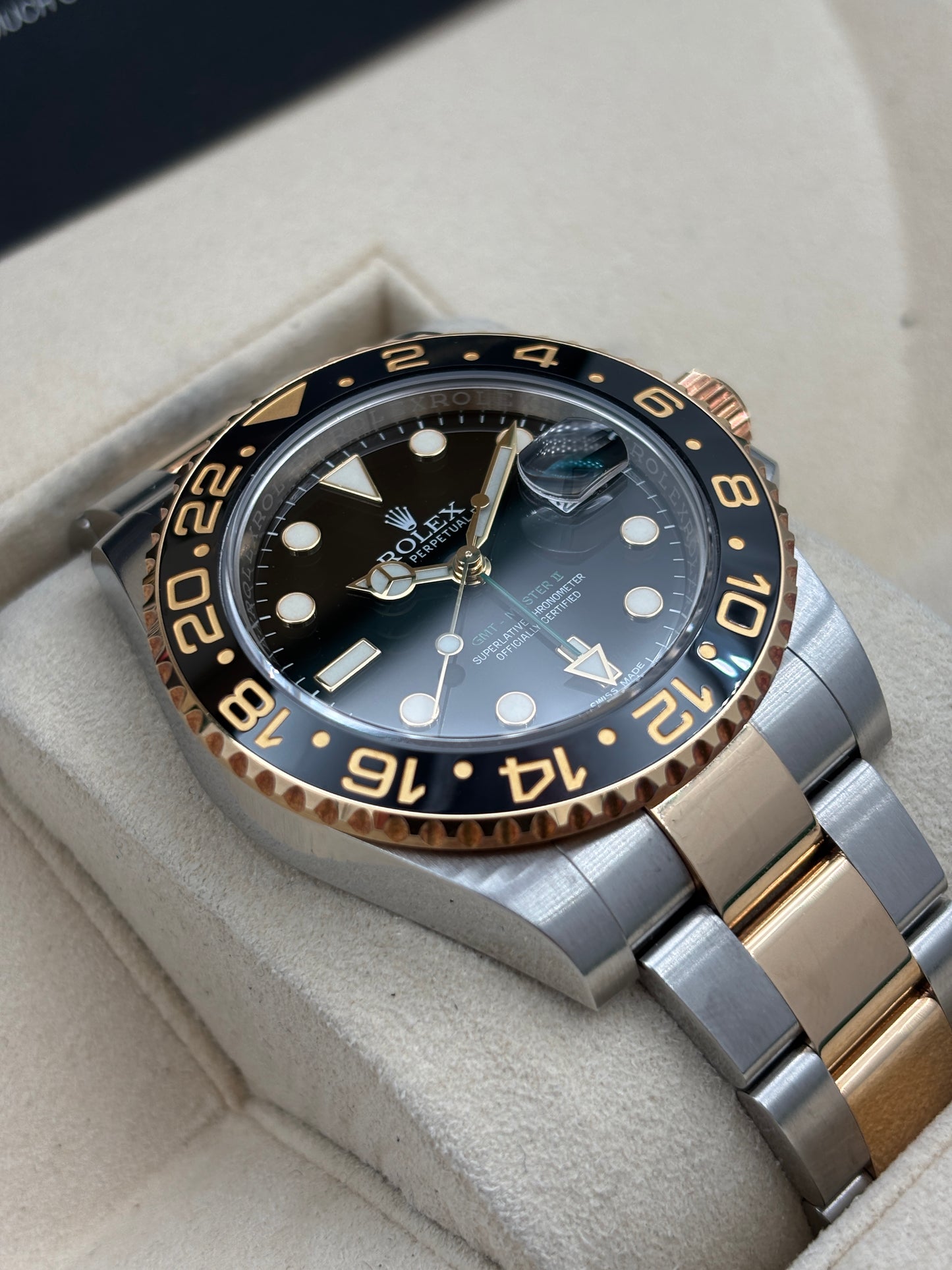 二手 USED  ROLEX GMT-MASTER II 116713LN 黑色 2015年3月 全套 FULL SET AD單