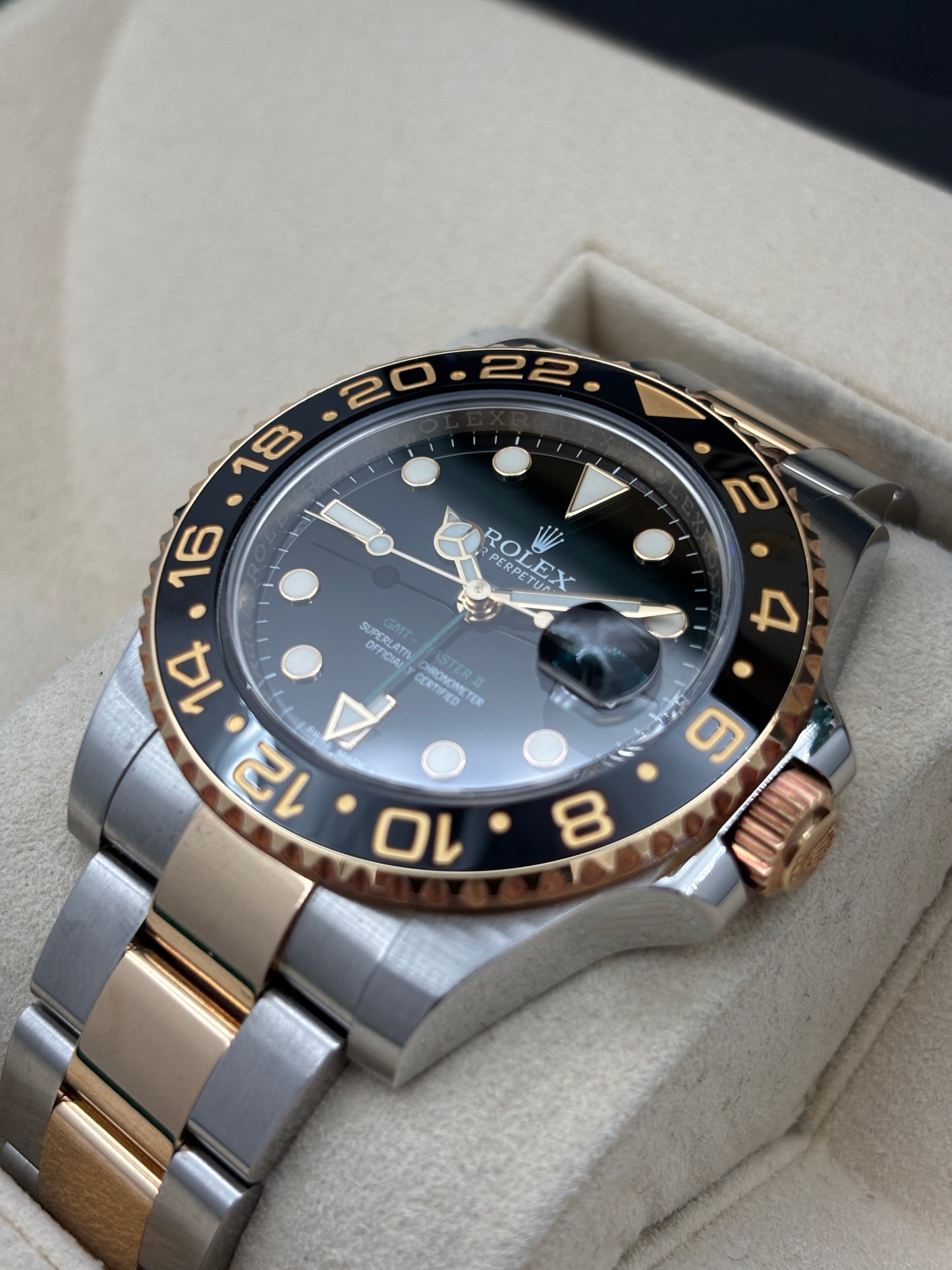 二手 USED  ROLEX GMT-MASTER II 116713LN 黑色 2015年3月 全套 FULL SET AD單