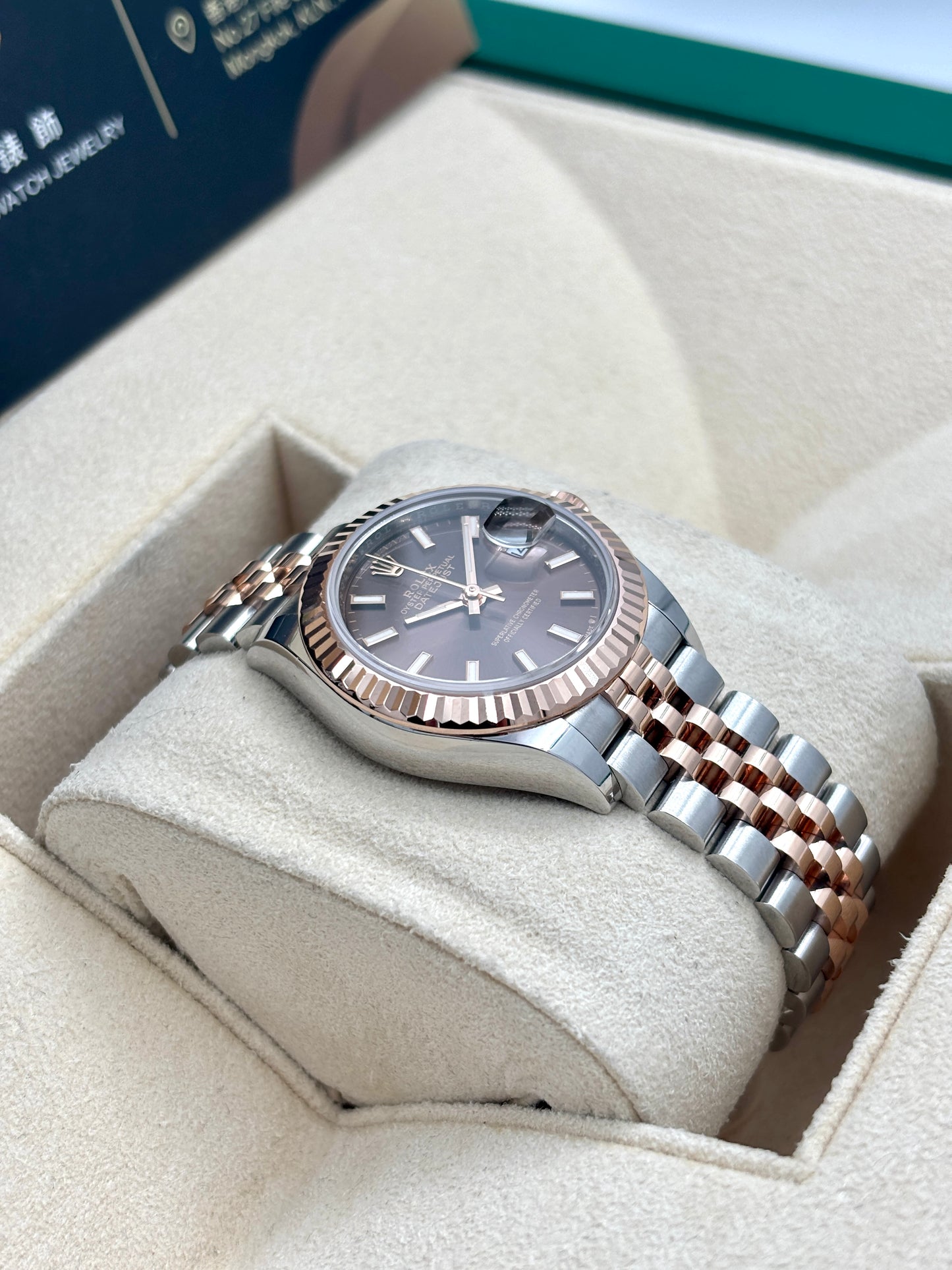 二手 USED ROLEX 勞力士 DATEJUST 279171 朱古力面  2022年5月 全套 FULL SET