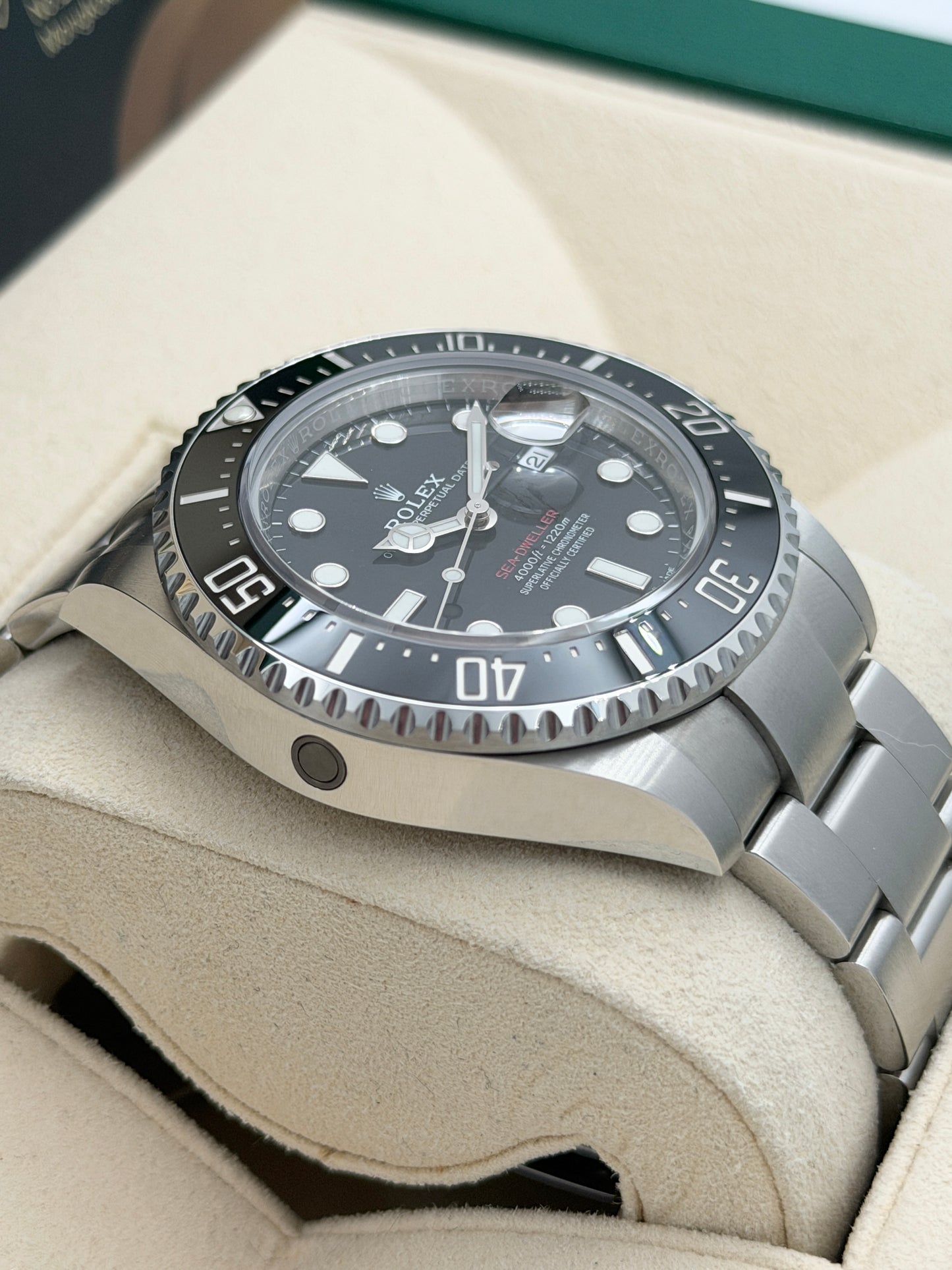 [SOLD OUT]二手 USED  ROLEX 勞力士 SEA-DWELLER 126600 MK2 黑色 2022年1月 未打磨 99.9%新 全套 FULL SET