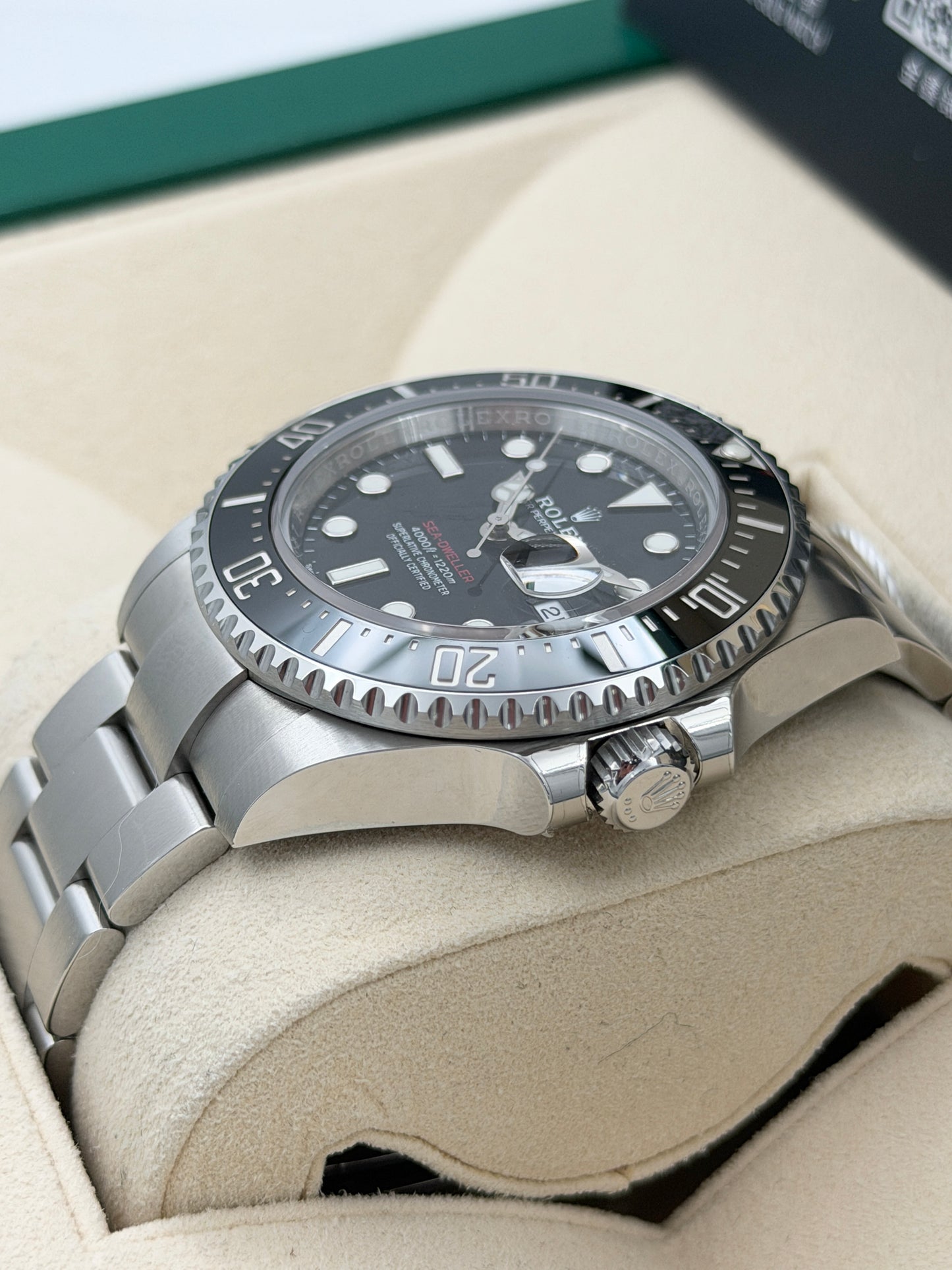 [SOLD OUT]二手 USED  ROLEX 勞力士 SEA-DWELLER 126600 MK2 黑色 2022年1月 未打磨 99.9%新 全套 FULL SET