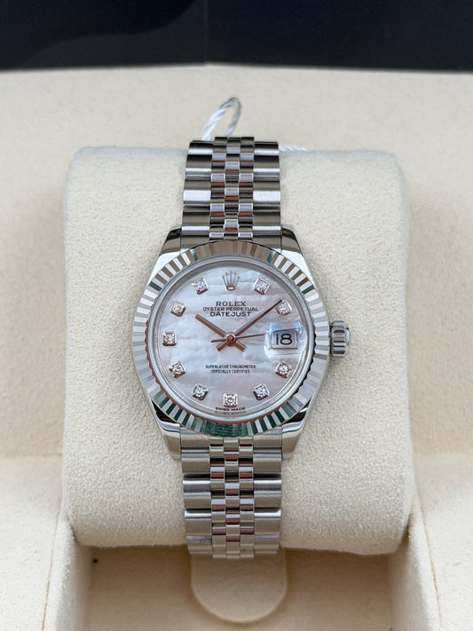 [SOLD OUT]二手 USED  ROLEX 勞力士 DATEJUST 279174 貝殼面鑽石字 亂碼 淨錶 WATCH ONLY