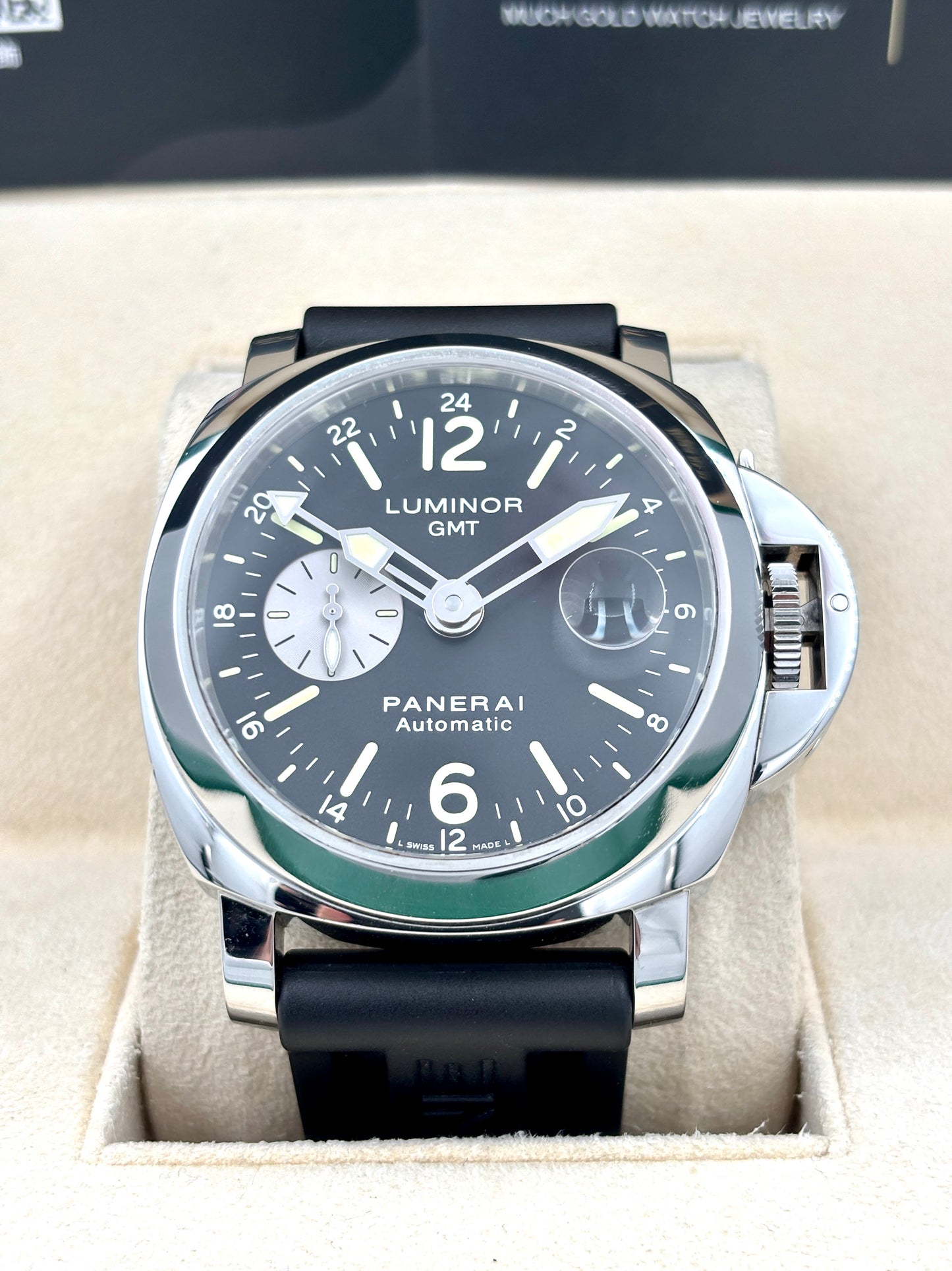 二手 USED PANERAI 沛納海 LUMINOR PAM0088 黑色  2014年12月 膠帶 全套 FULL SET