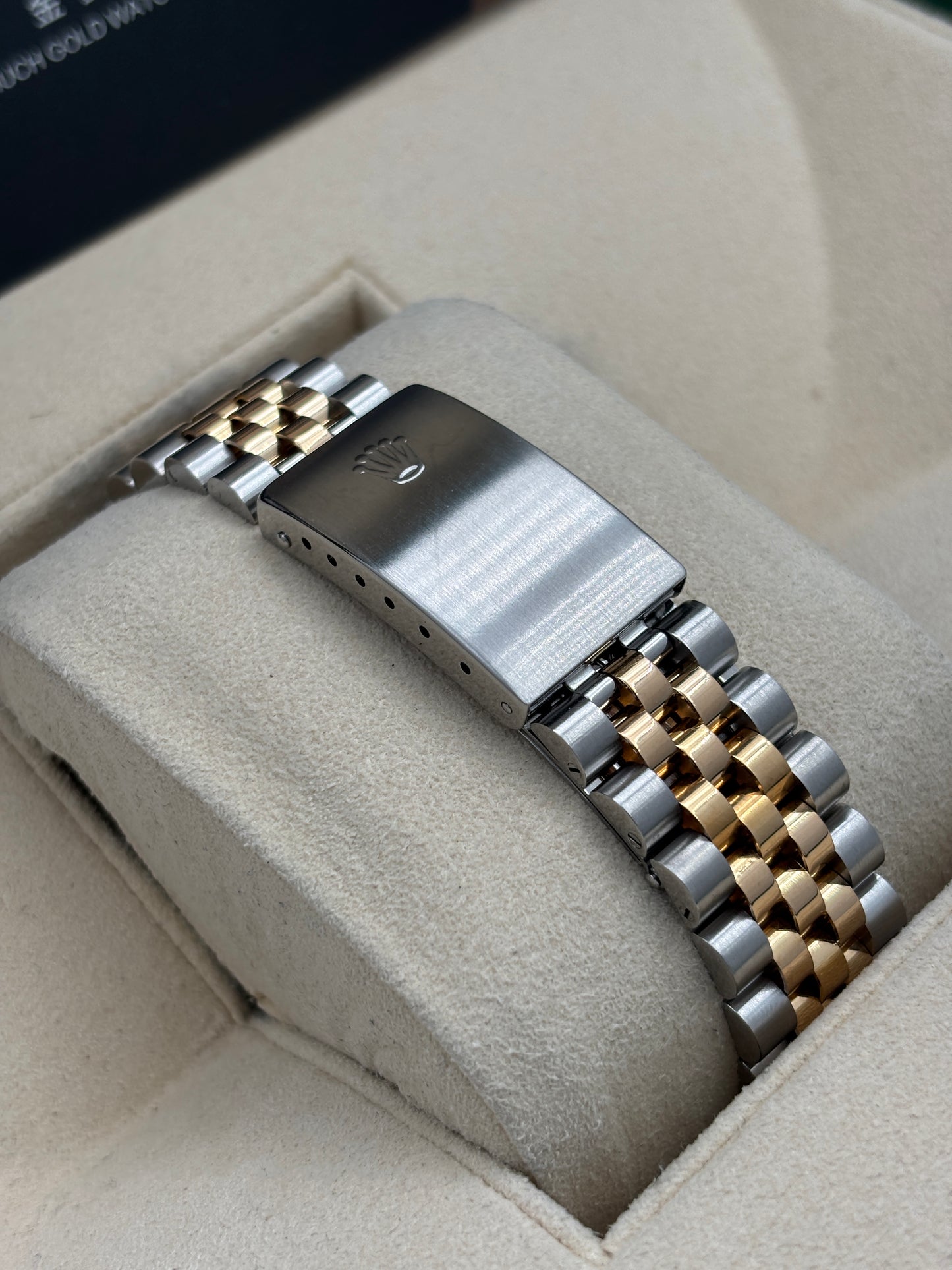 二手 USED  ROLEX 勞力士 DATEJUST 16233 金色鑽石字 1994年3月 保養證