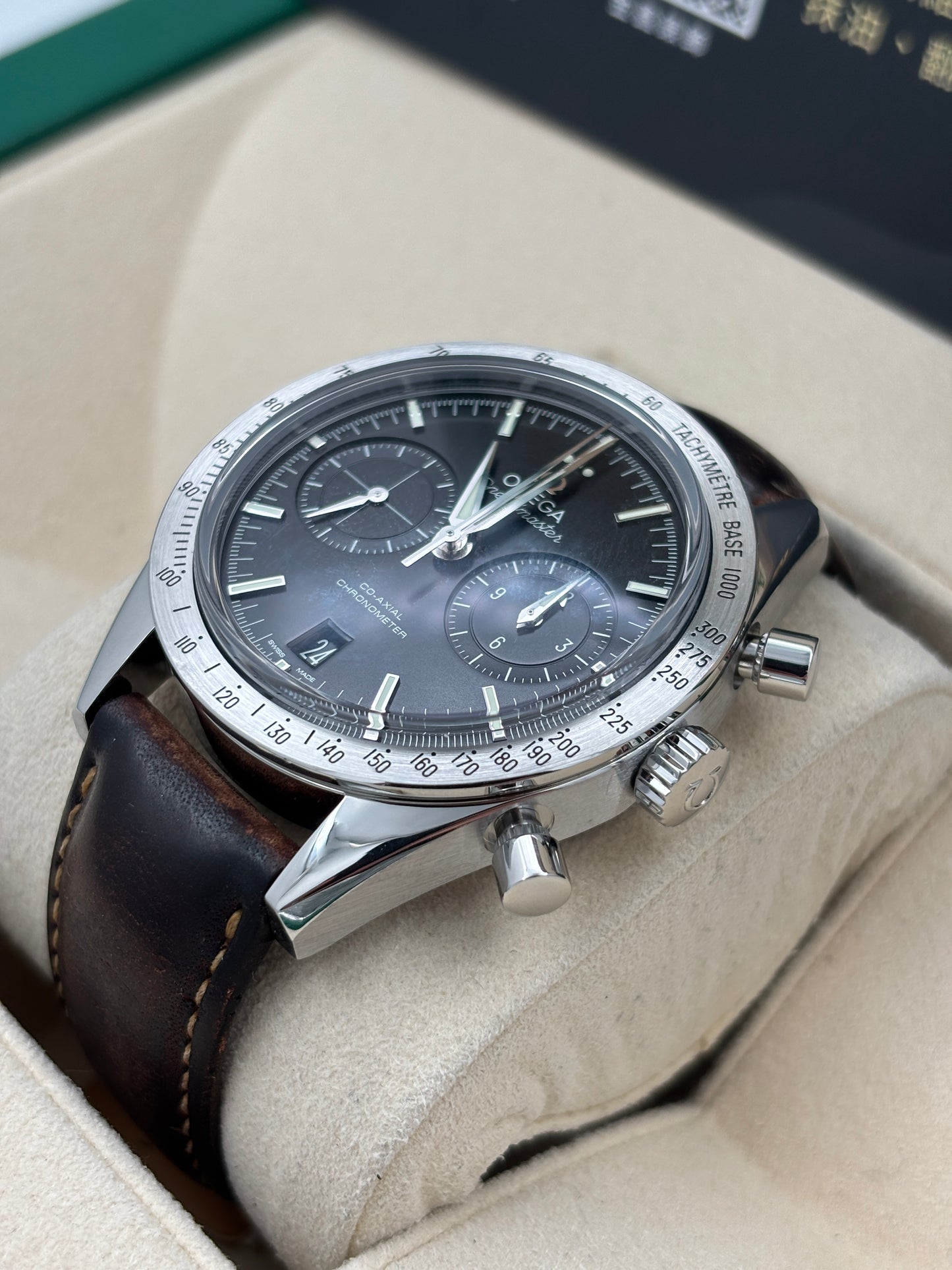 二手 USED  OMEGA 歐米茄 SPEEDMASTER 331.12.42.51.01.001 黑色 2017年10月 全套 FULL SET