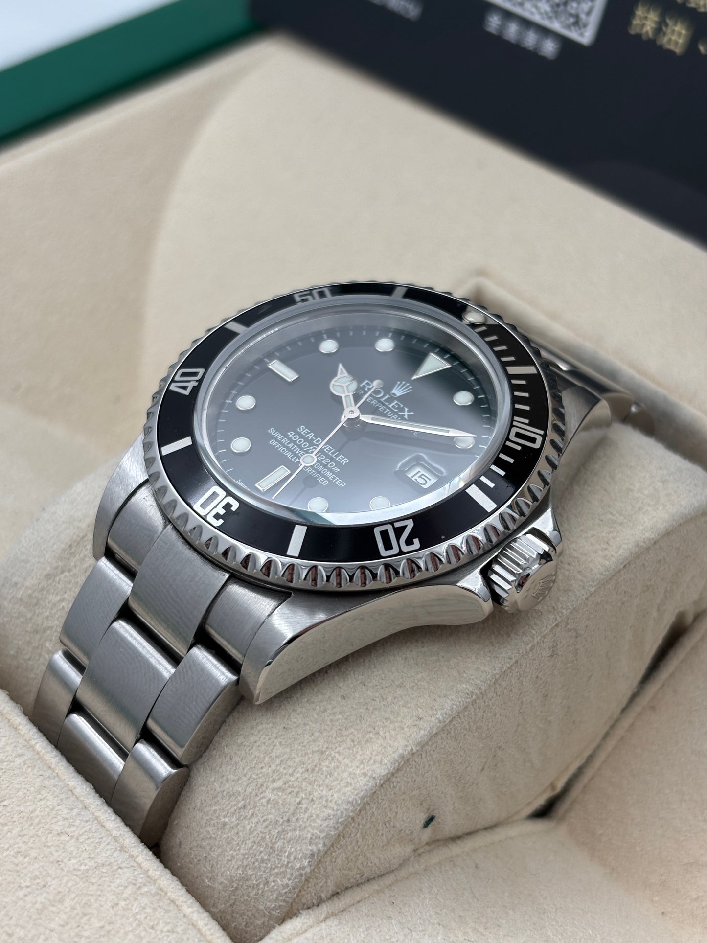 二手 USED  ROLEX 勞力士 SEA-DWELLER 16600 黑色 2008年4月 全套 FULL SET