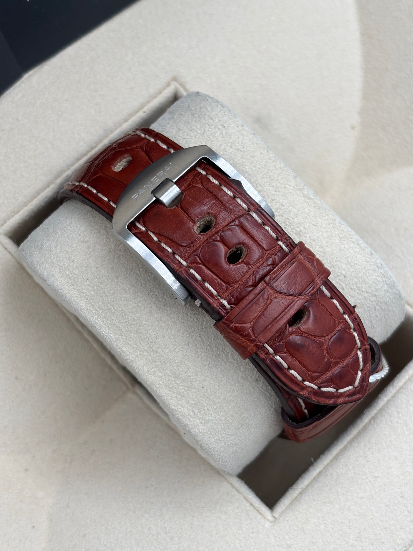 二手 USED  PANERAI 沛納海 LUMINOR MARINA 1950 3 DAYS AUTOMATIC PAM00523 白色 OPEN DAY 透底 自動上鏈 全套 FULL SET